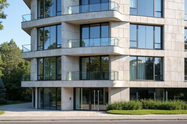 Gewerbeobjekt, 1.200 m² Fassade – inklusive Graffiti-Entfernung