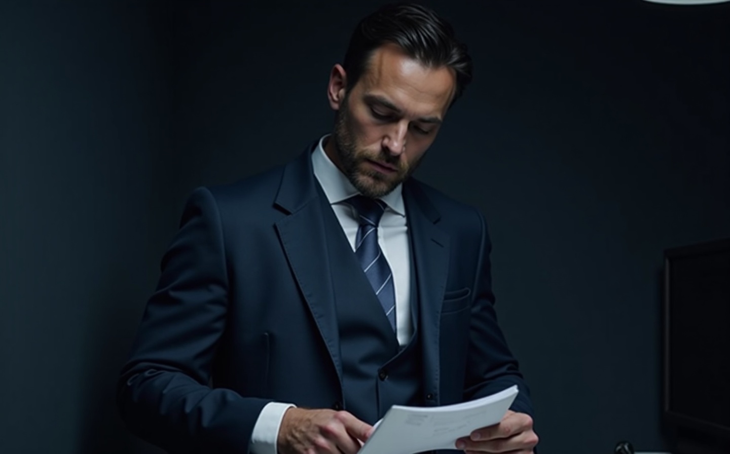 Médico autoridade em ambiente premium