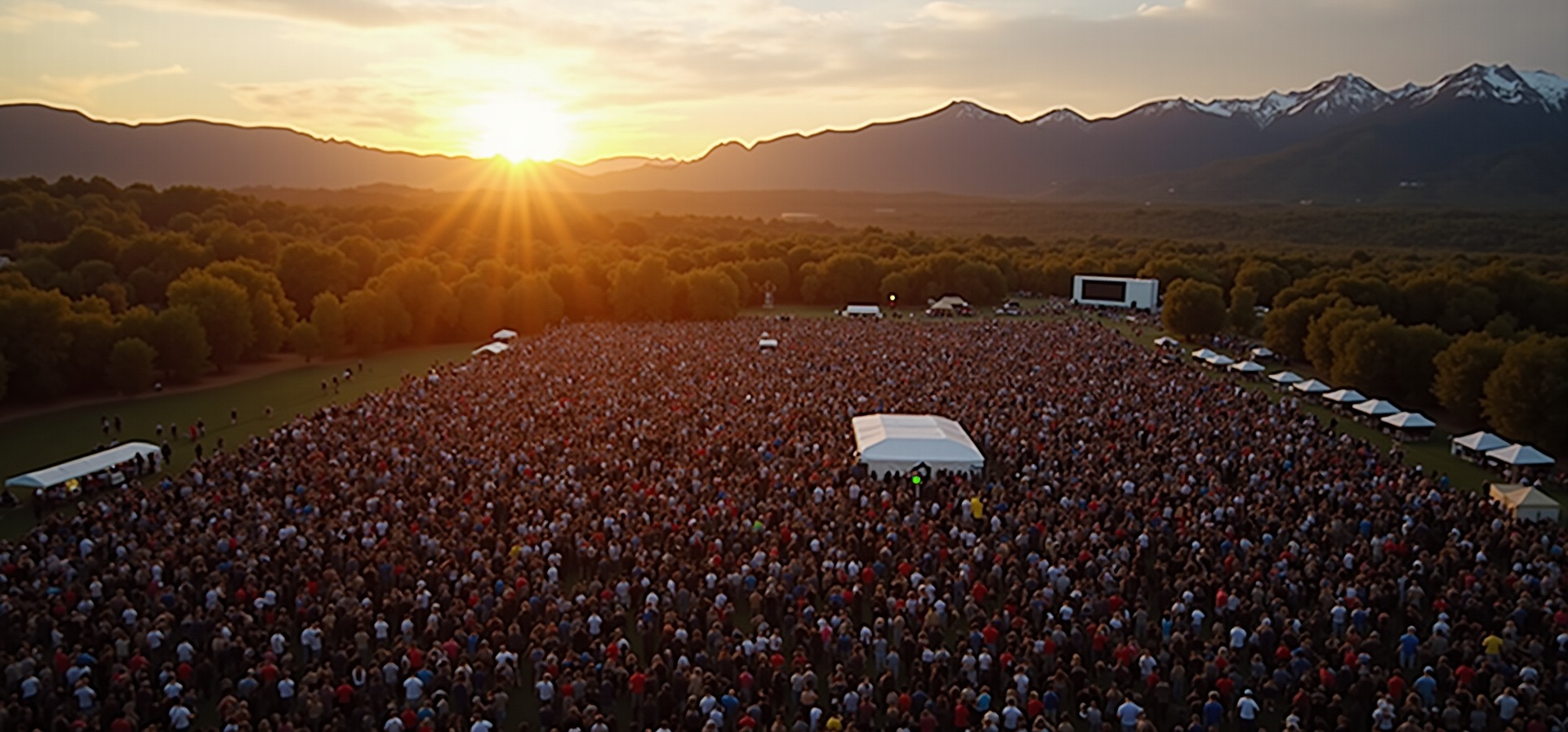 Event coverage background