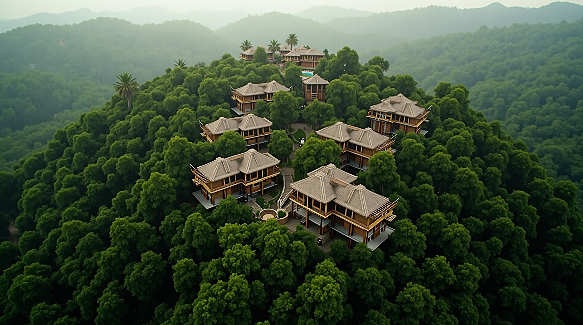 Dew Dale Resorts aerial view