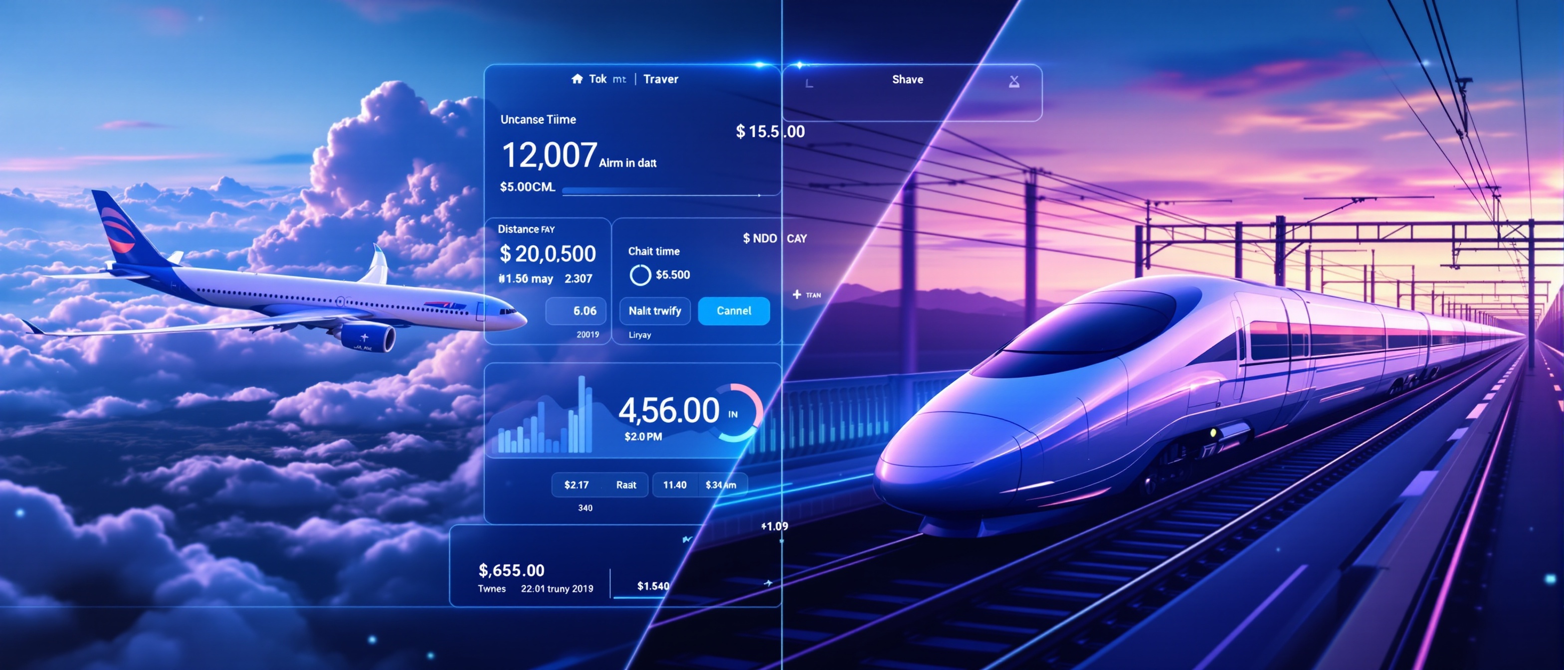 Flying vs Driving vs Train Travel Comparison