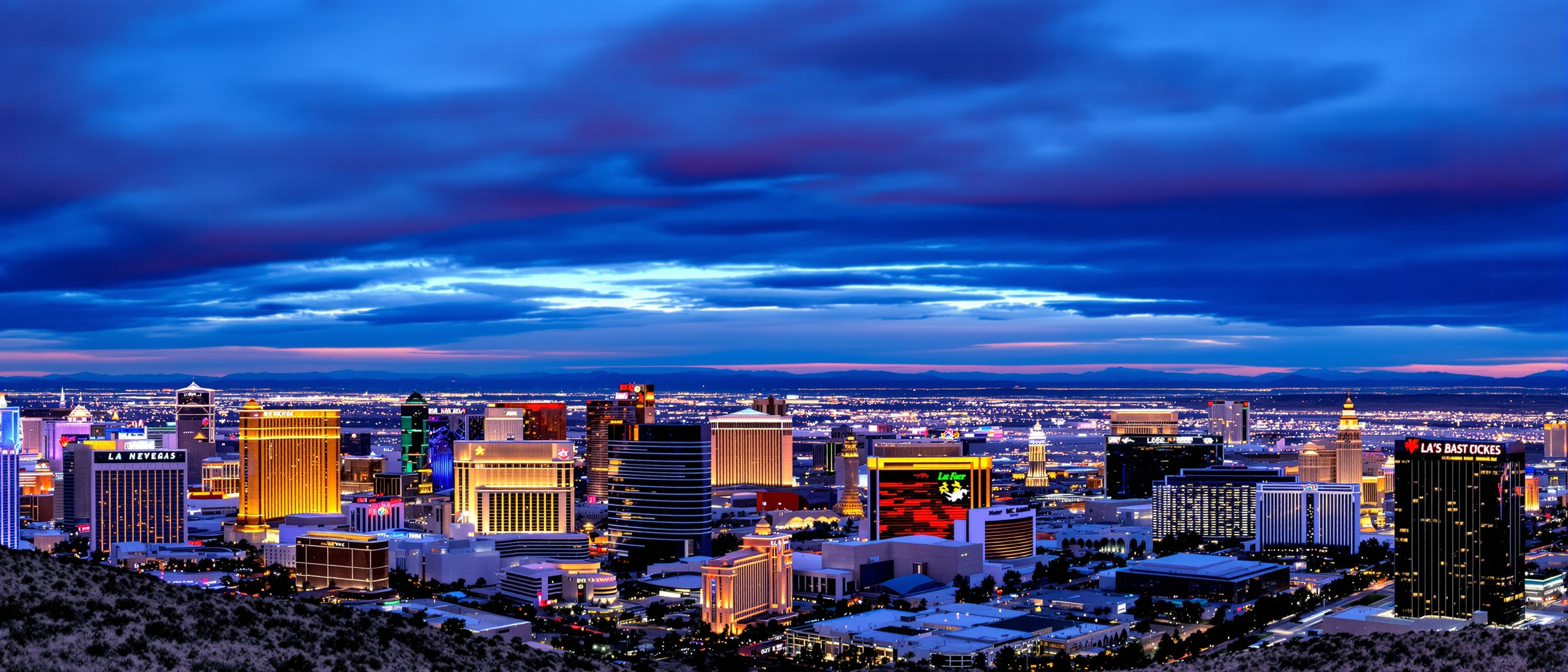 Las Vegas Nevada skyline panorama