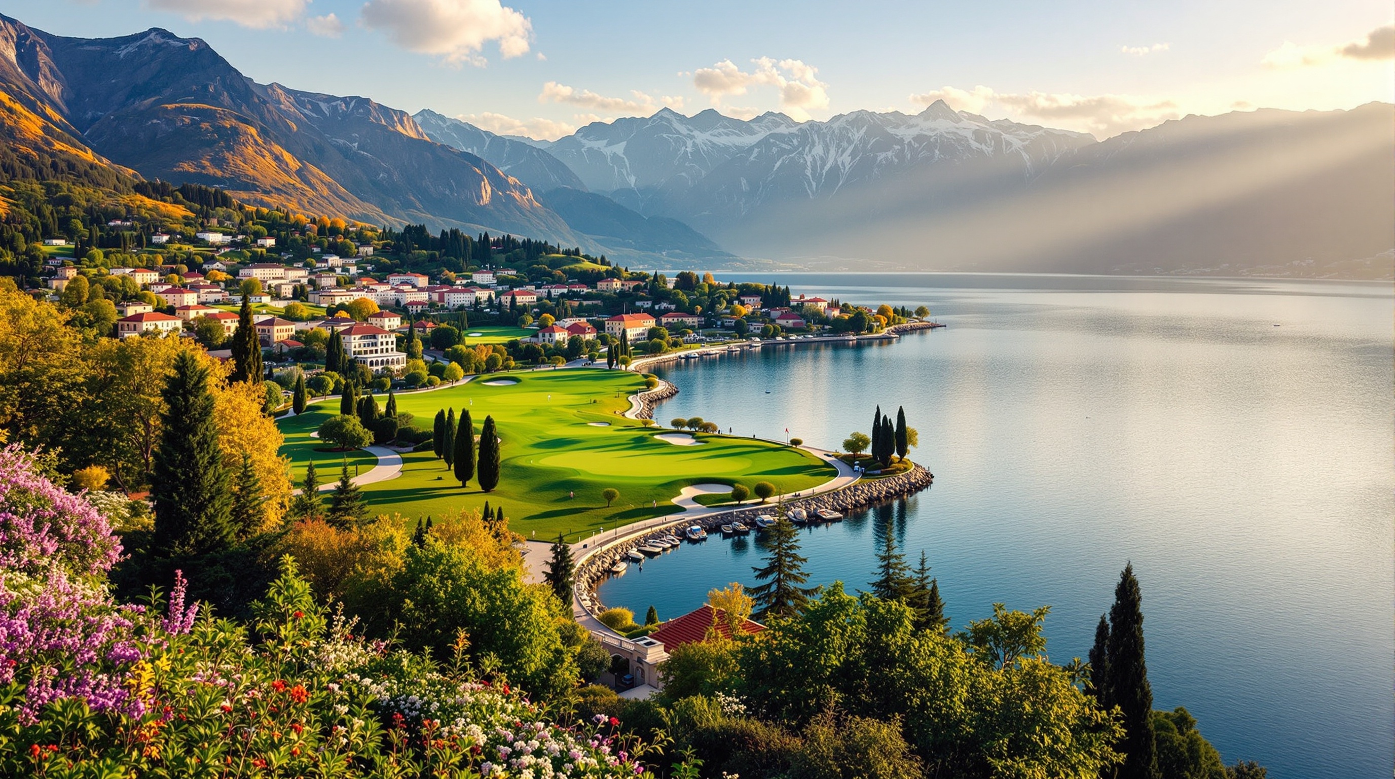 Lake Garda Italy golf holiday — championship courses framed by lake and hills in northern Italy