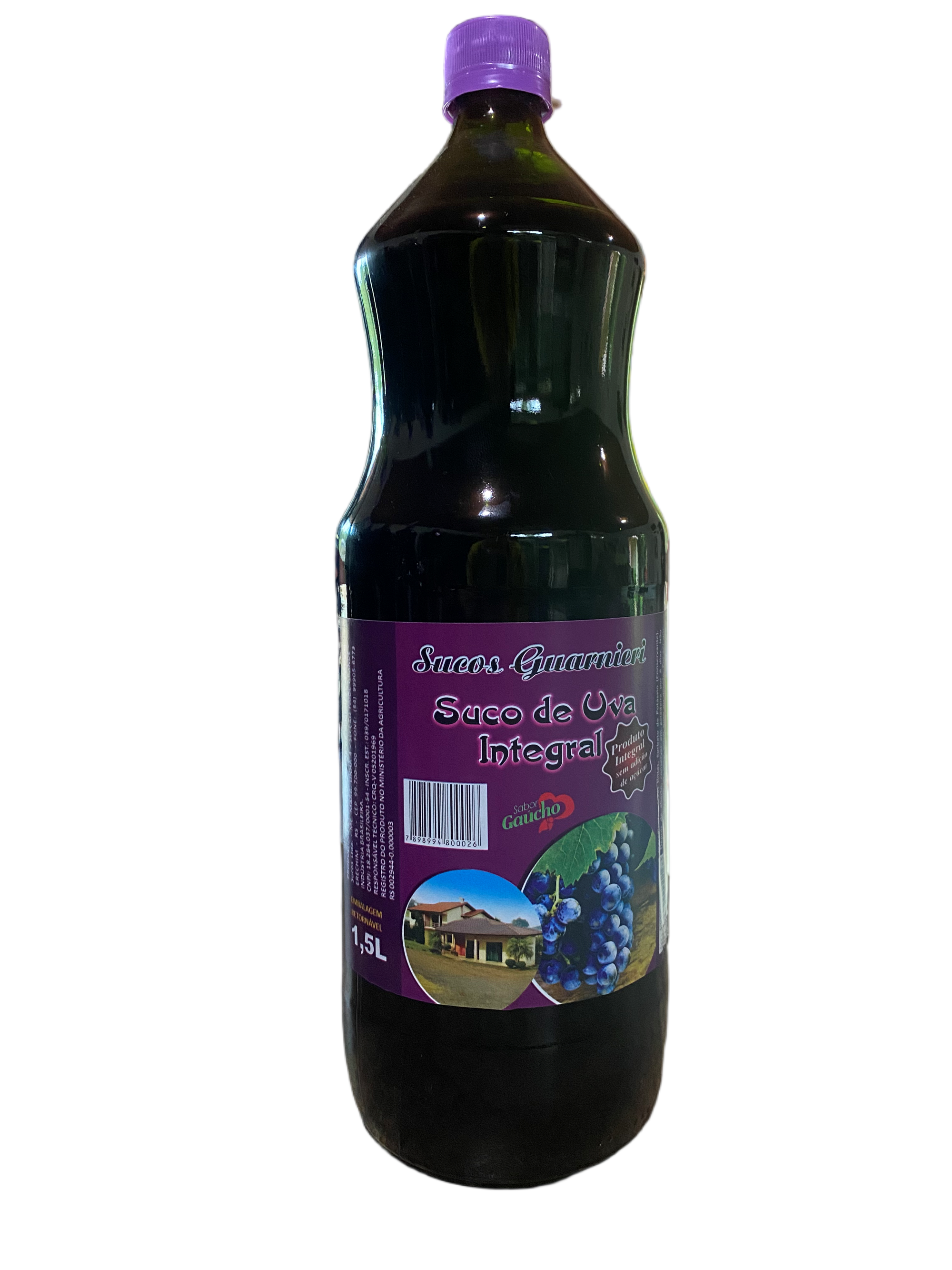 Garrafa Suco de Uva Integral Guarnieri