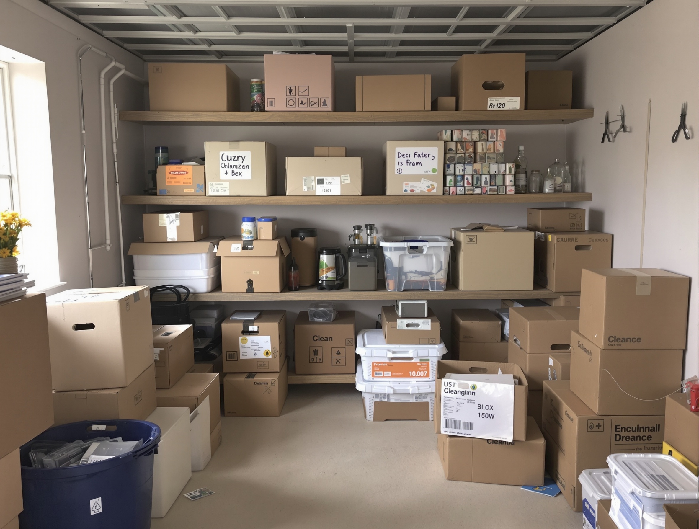 Professional cleanup team at work