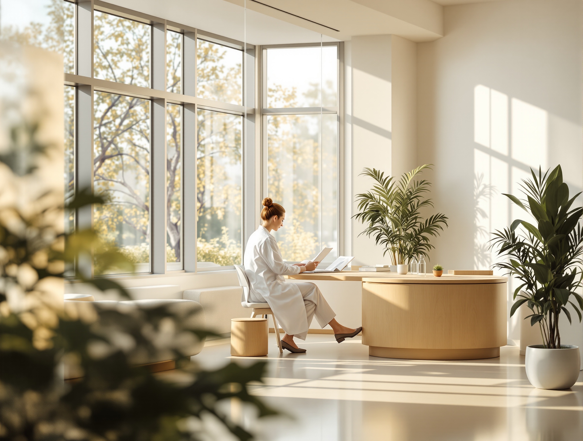 International transplant coordination consultation Professional medical consultation room