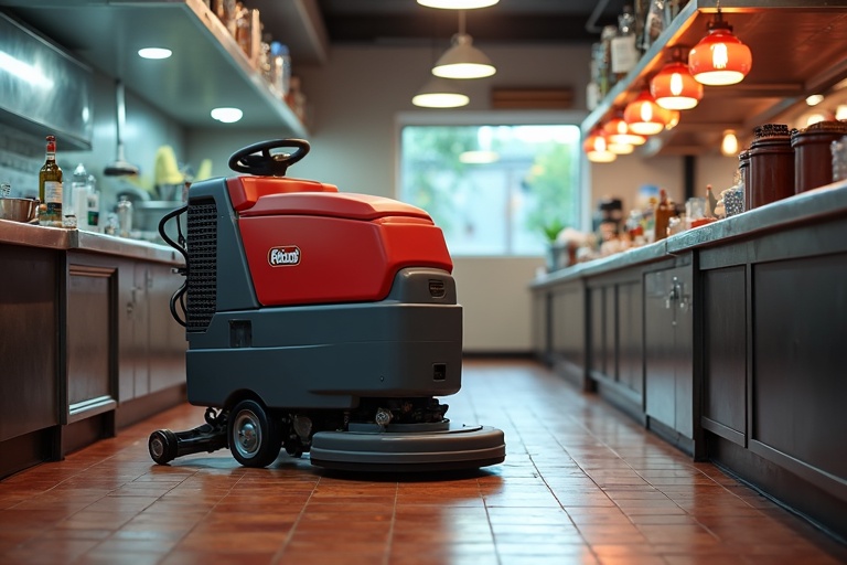 Power-Flite PFNW18 Multi Wash XL floor scrubber demonstration