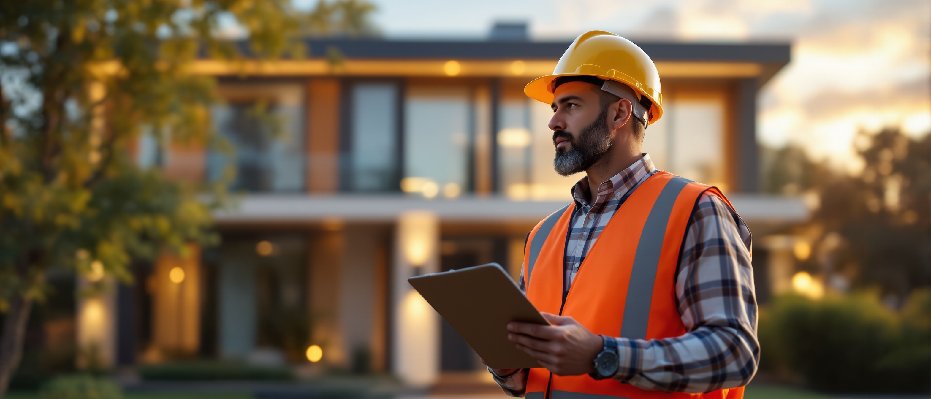 Professional home inspection in progress