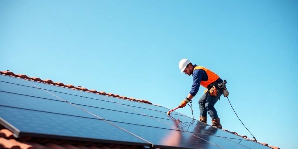 Instalación solar profesional