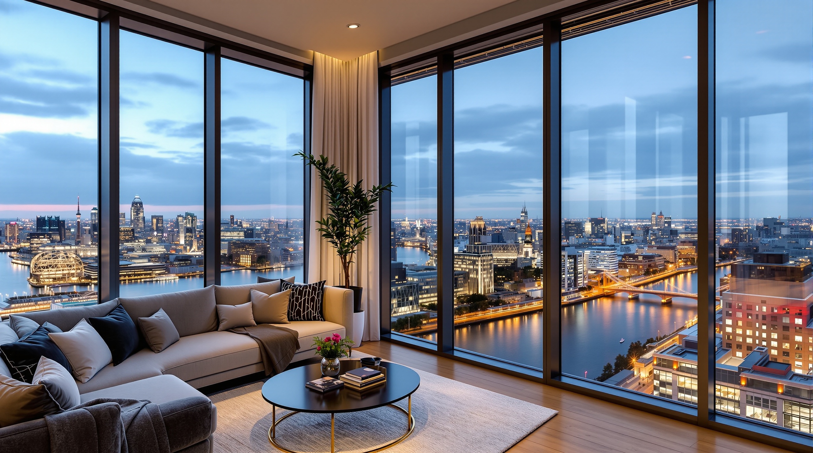 Luxury Canary Wharf apartment with river views