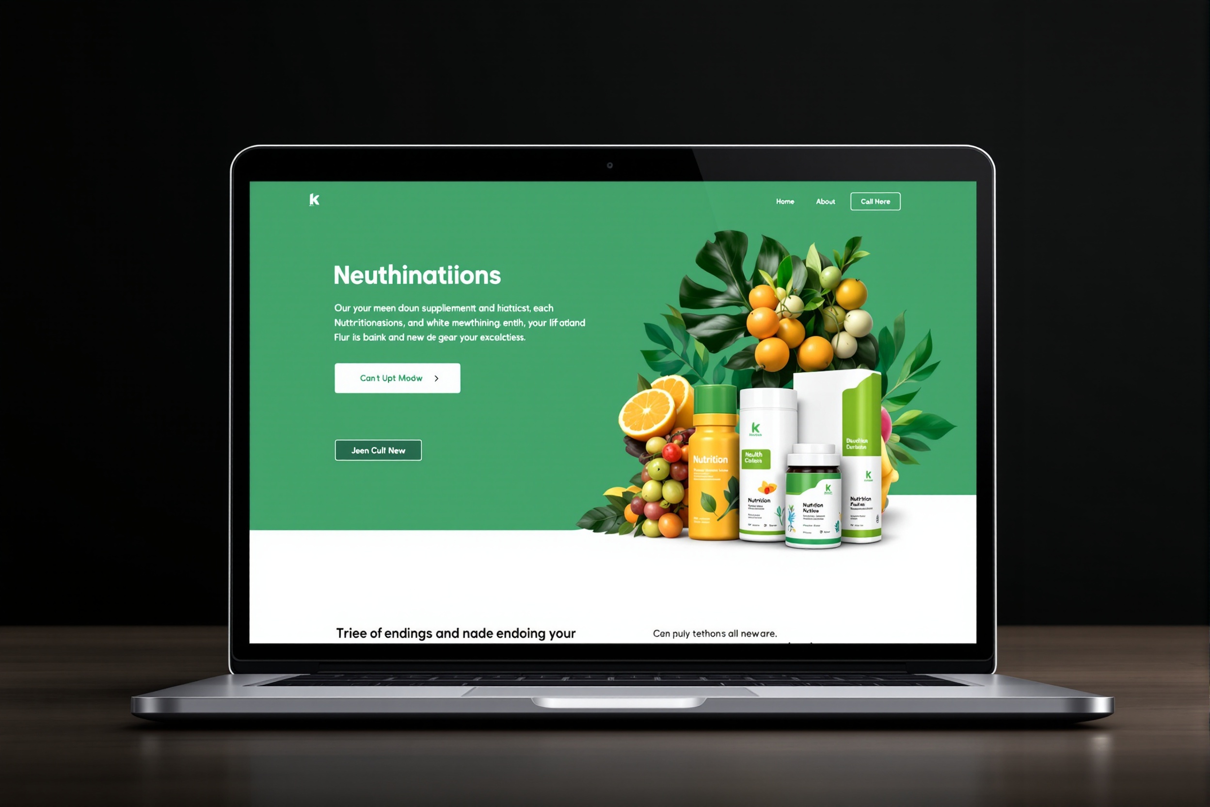 Landing page NutriVida