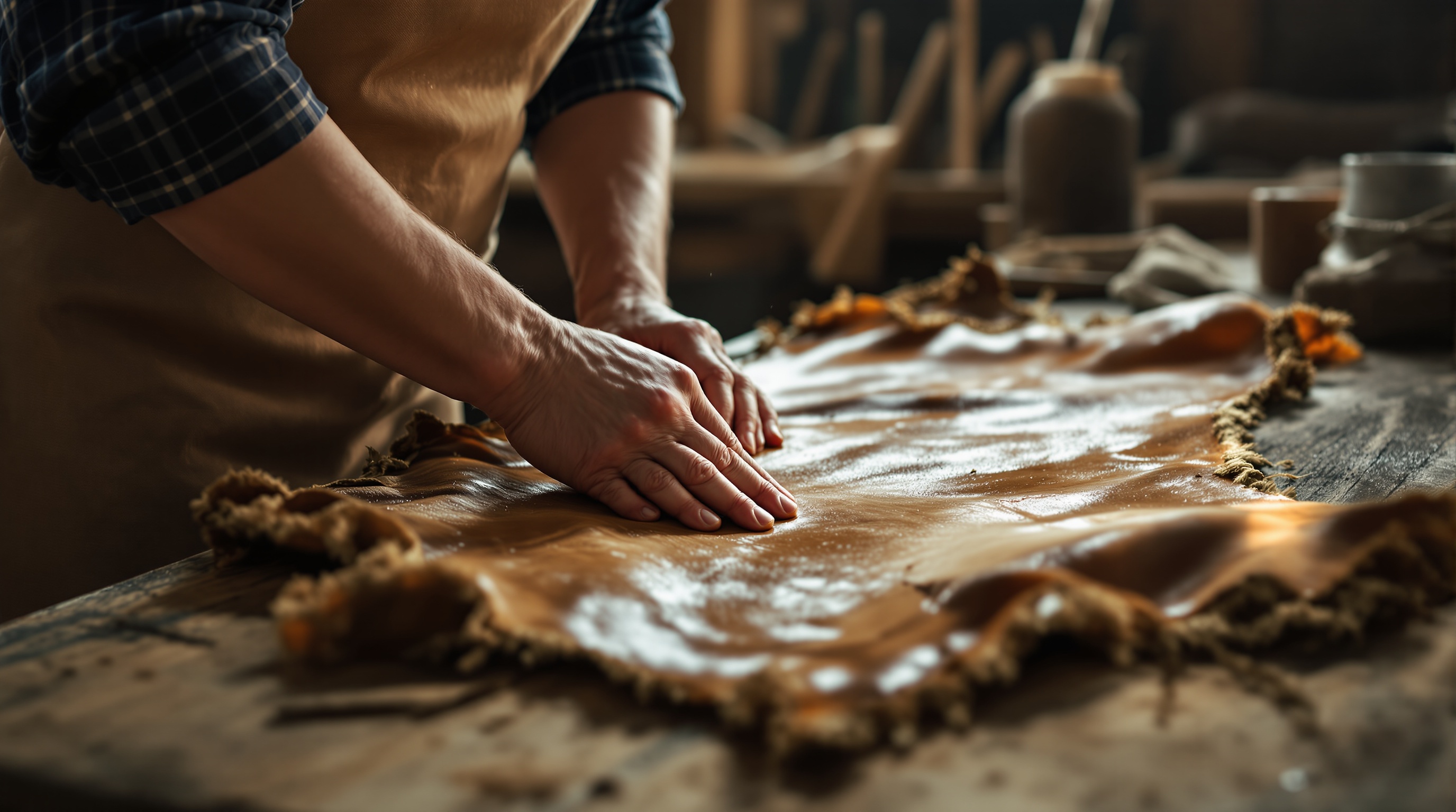 Teaching traditional tanning skills