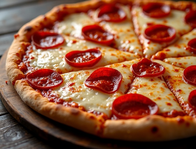 Pepperoni Pizza at Happy's Eatery Monroeville