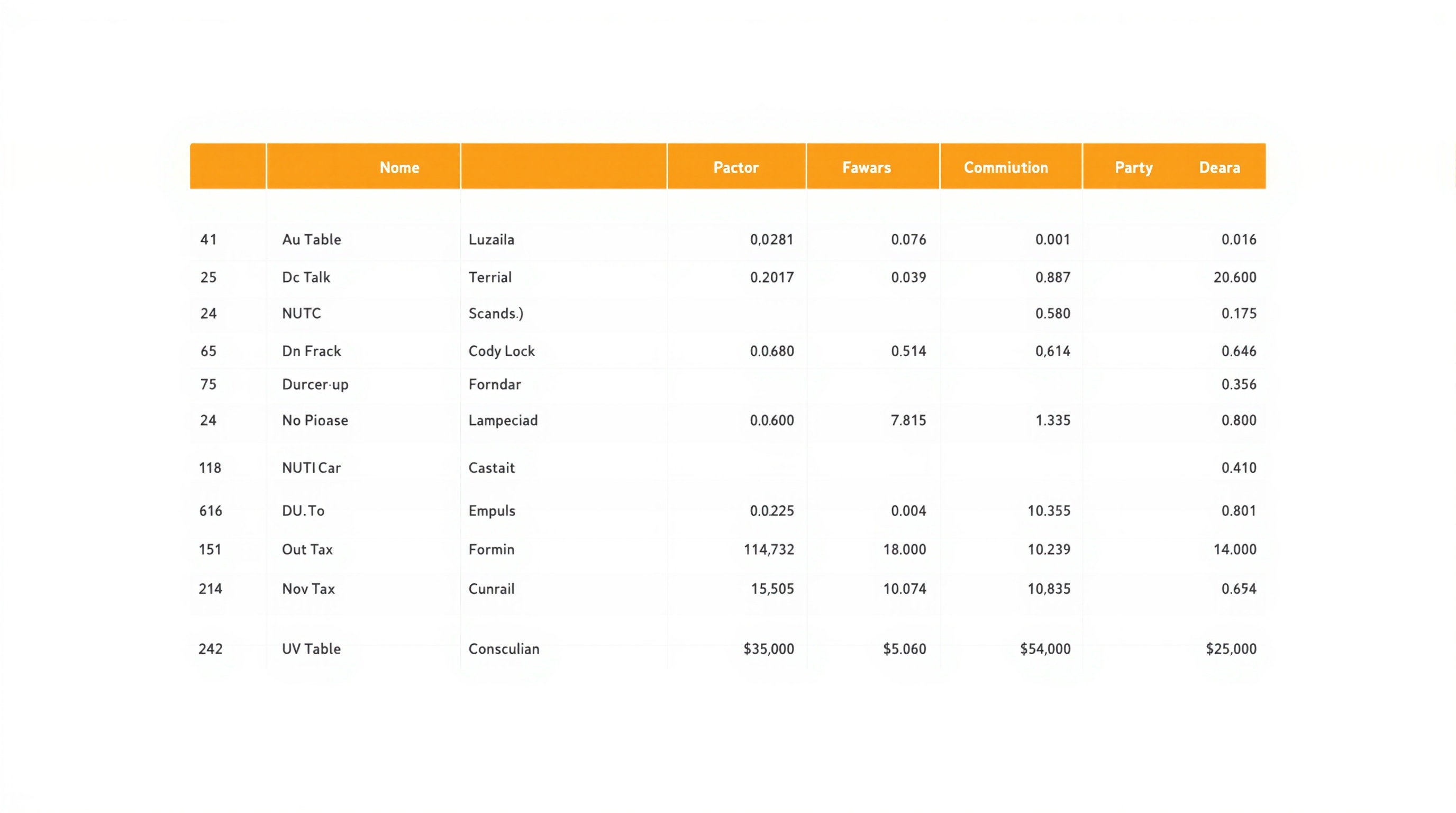 Kakobuy Spreadsheet List Overview