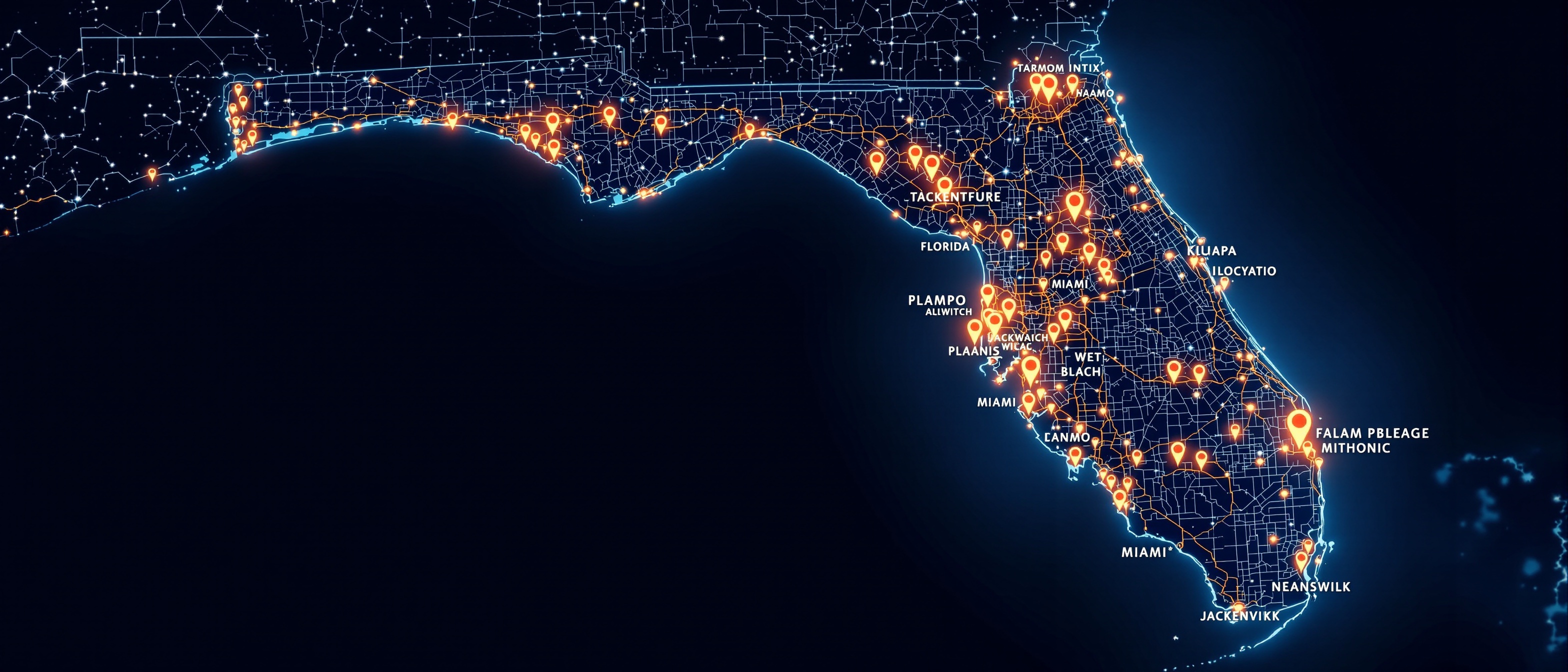 Lucky's Reliable Home Services Florida service areas map