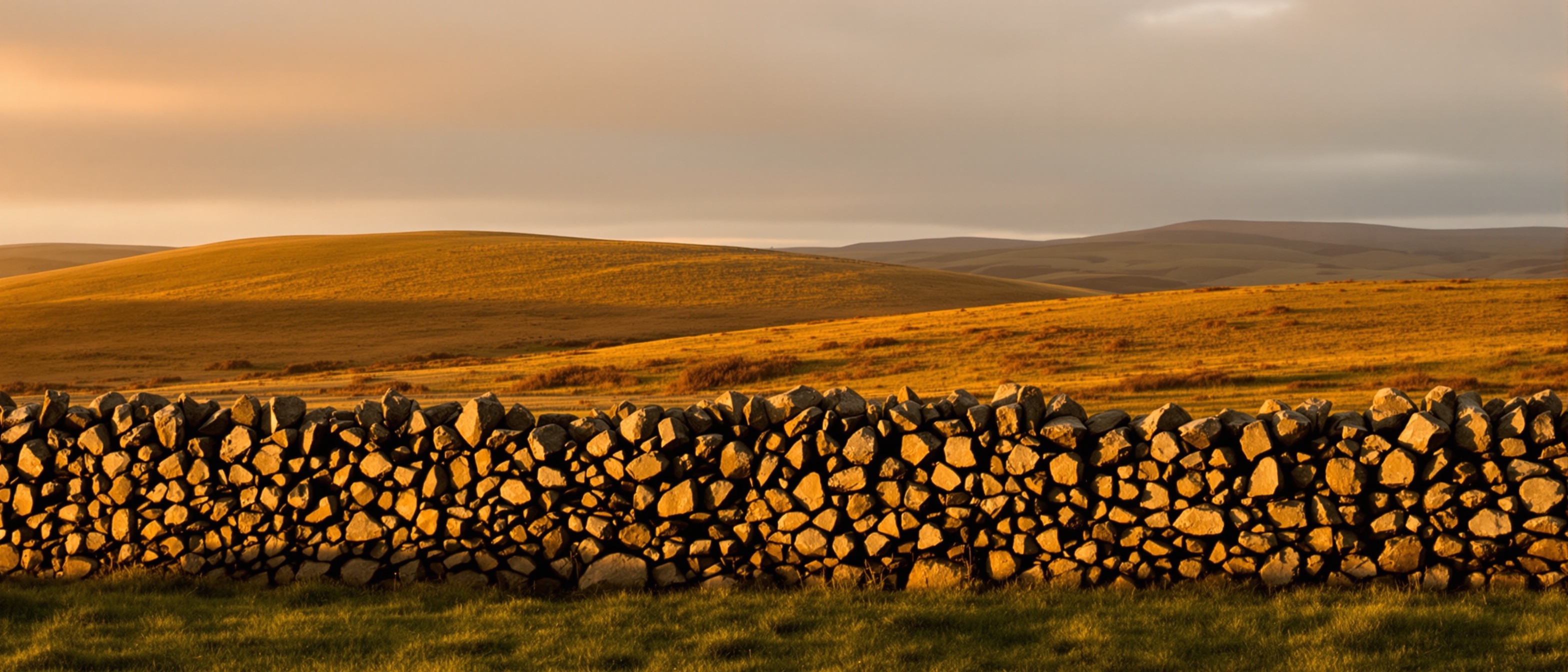 Pendle Hill dramatic moorland landscape above Colne Lancashire