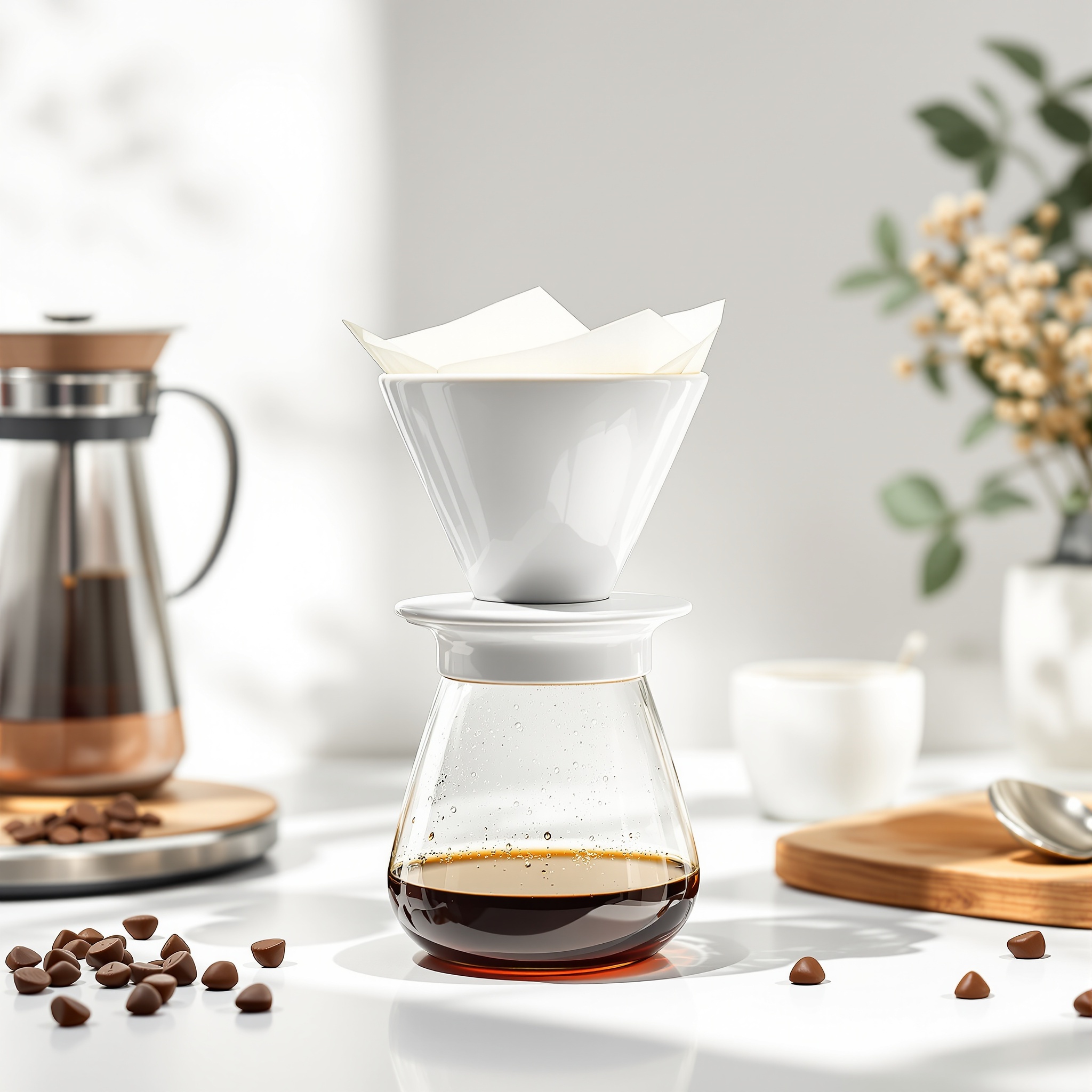 Ceramic Pour-Over Coffee Set