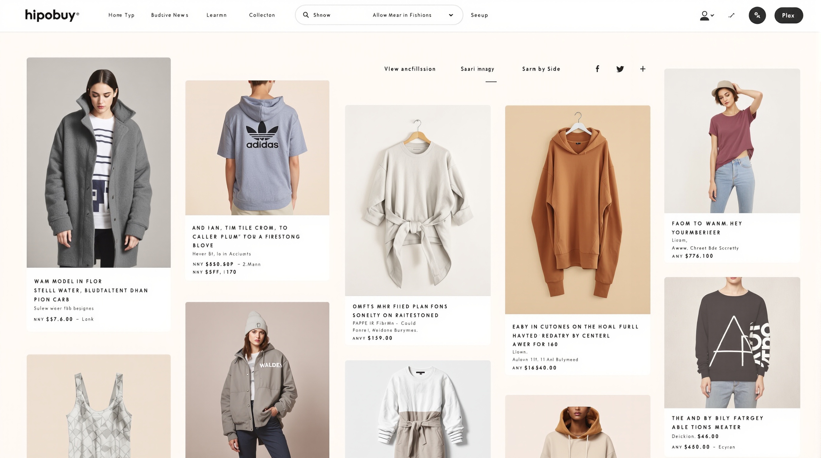 Hipobuy Spreadsheet Fashion Collection