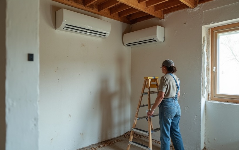 秦野市渋沢のエアコン取り外し事例 - 60代女性の二世帯住宅建て替えで費用0円を実現