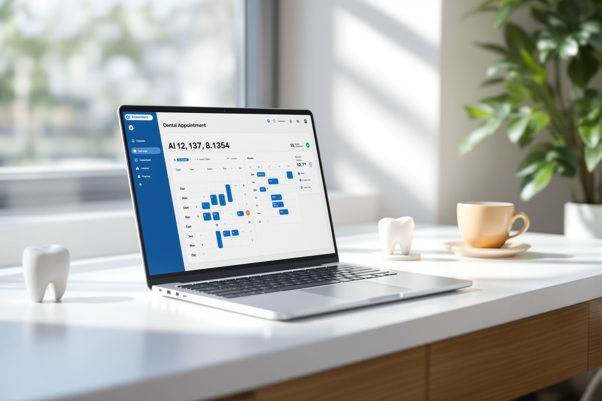 TerMinAI Buchungssystem für Zahnarztpraxen TerMinAI Zahnarztpraxis Dashboard