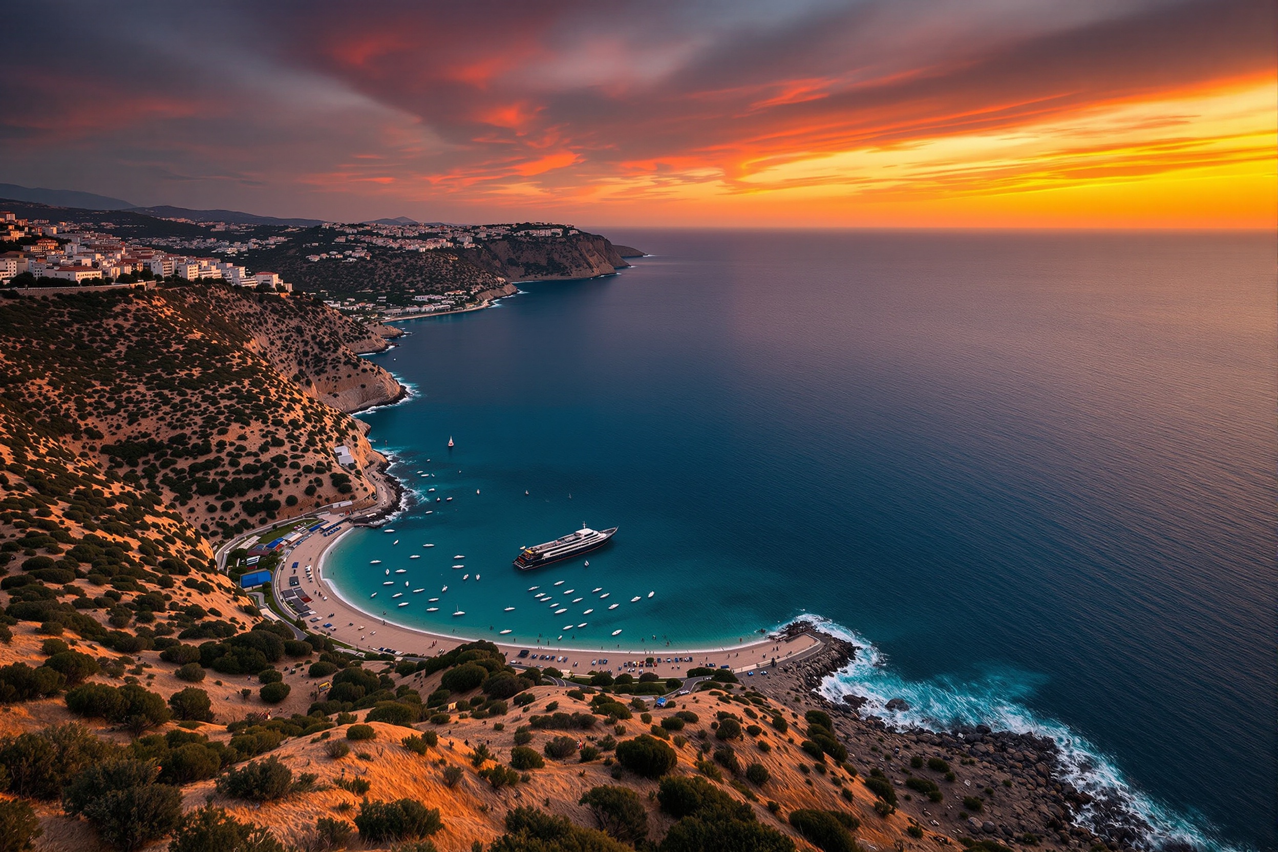 Mediterranean coastline