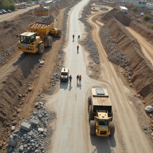 건설 현장 전경