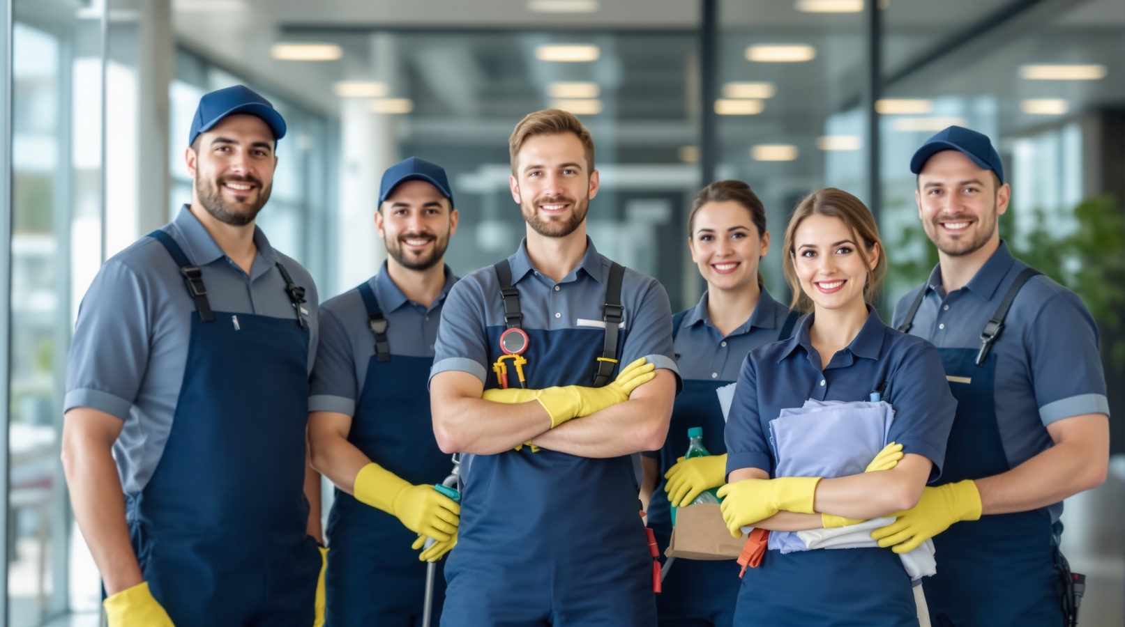 Equipo profesional de GAVIX en uniforme