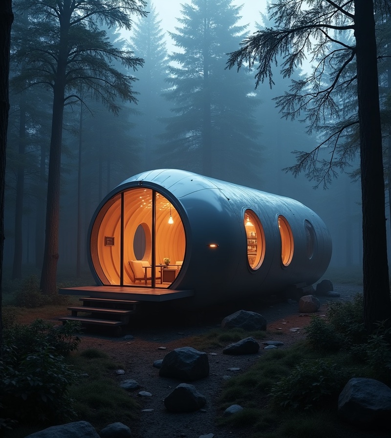 Space Capsule Living Pod