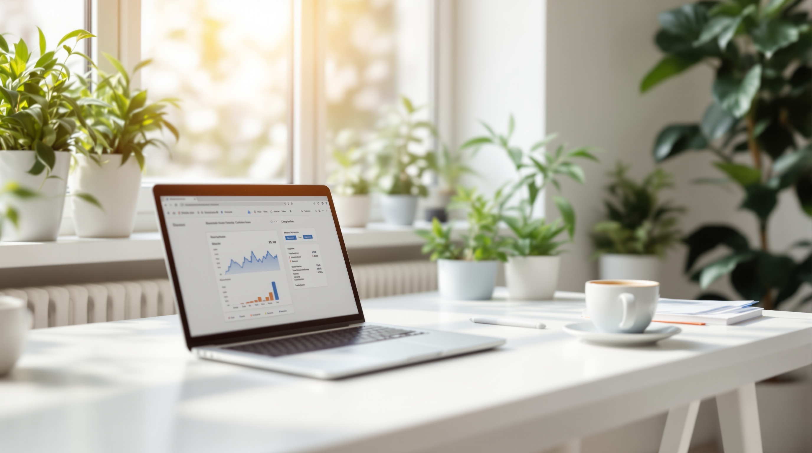 Modern workspace with acbuy spreadsheet