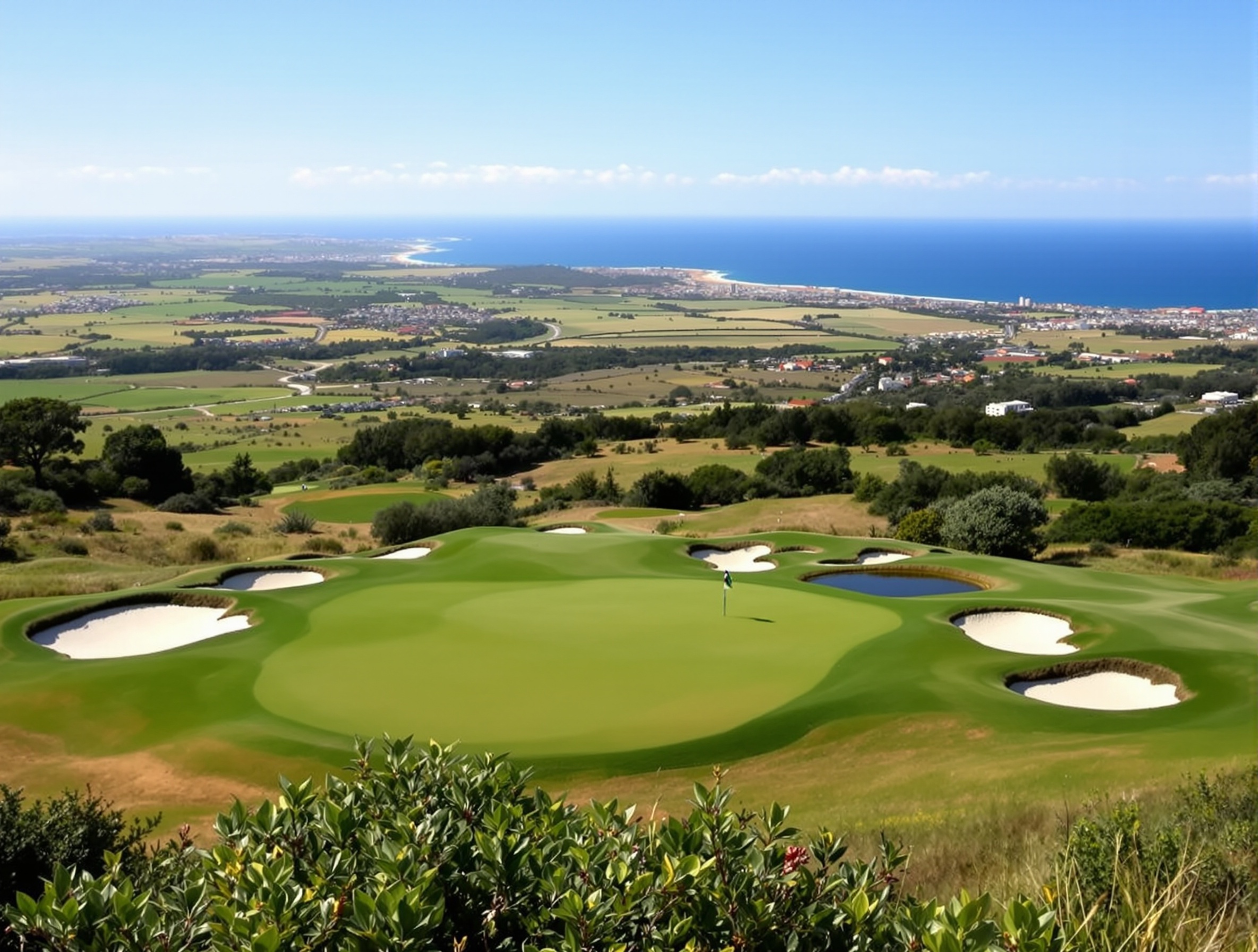 Monte Rei Golf & Country Club golf course view showcasing Parkland / Resort design by Jack Nicklaus