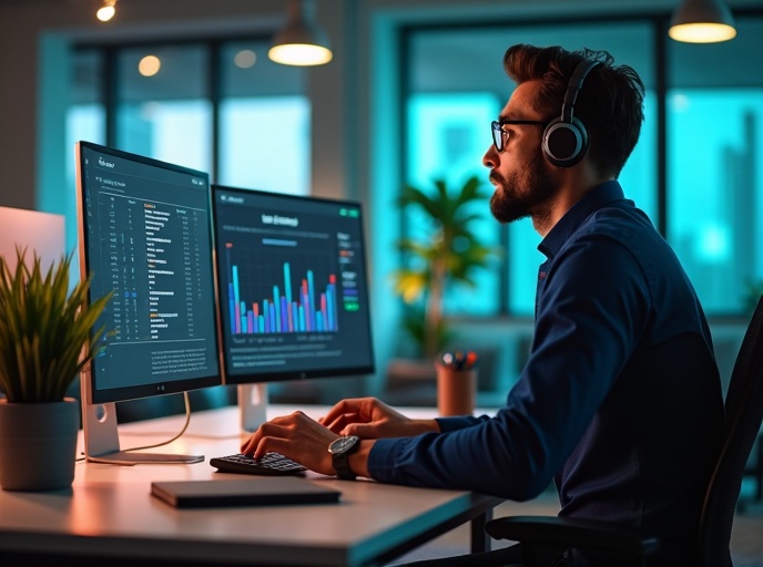 Email migration expert at work