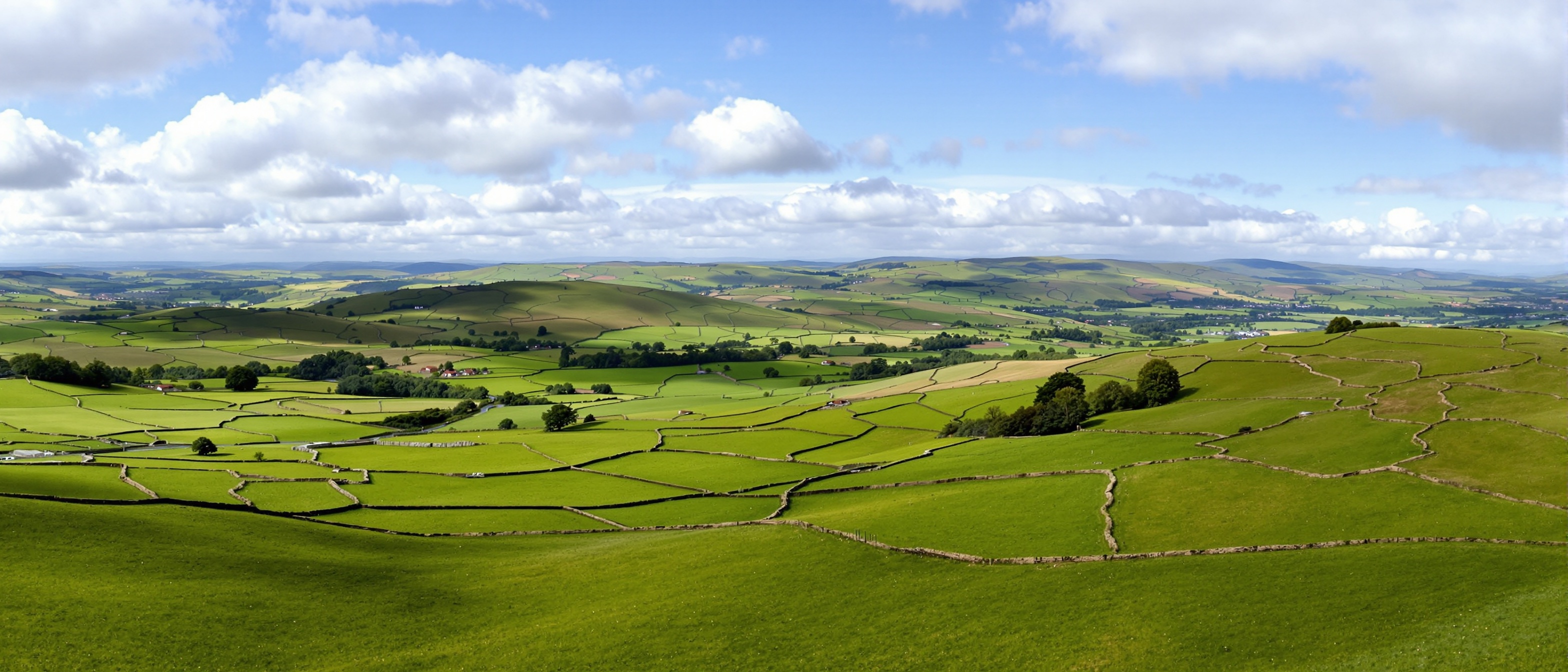 Yorkshire Lancashire border service area aerial view