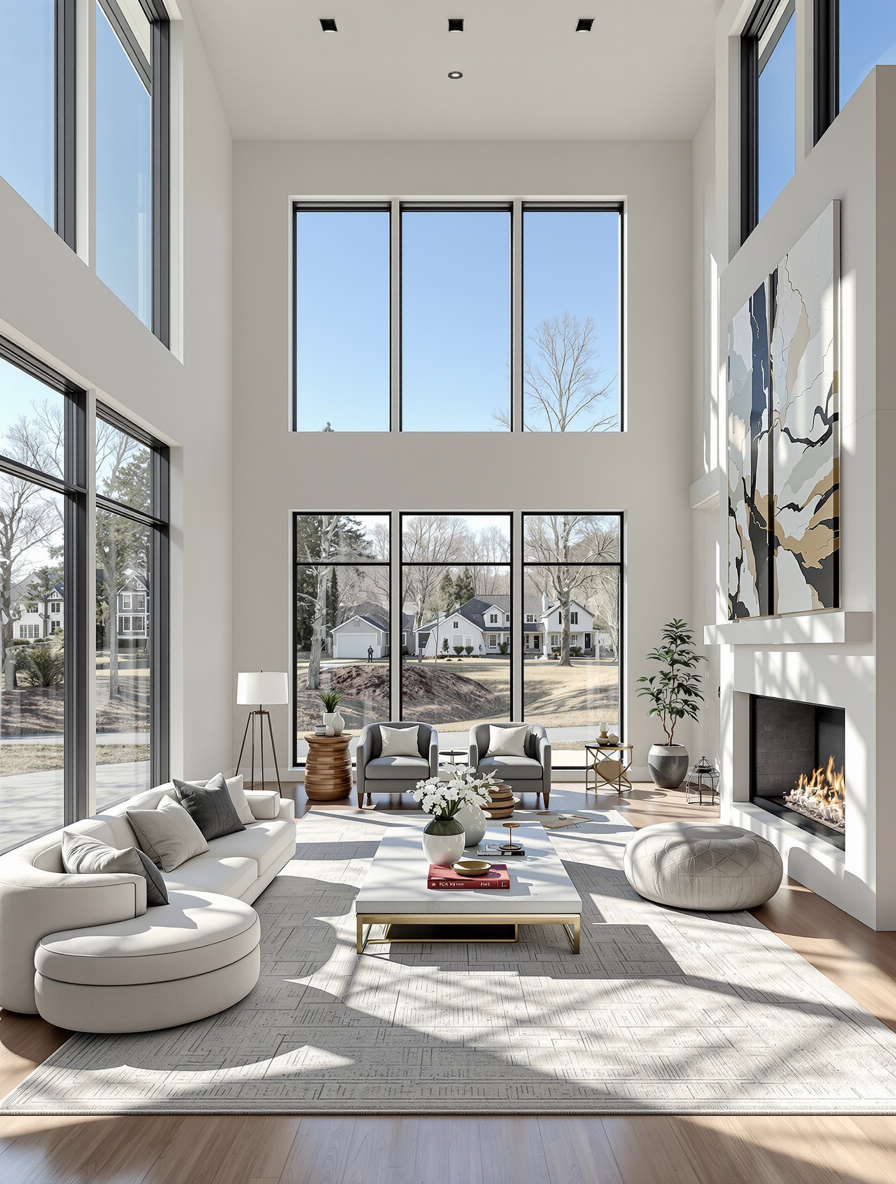 Luxury new construction interior