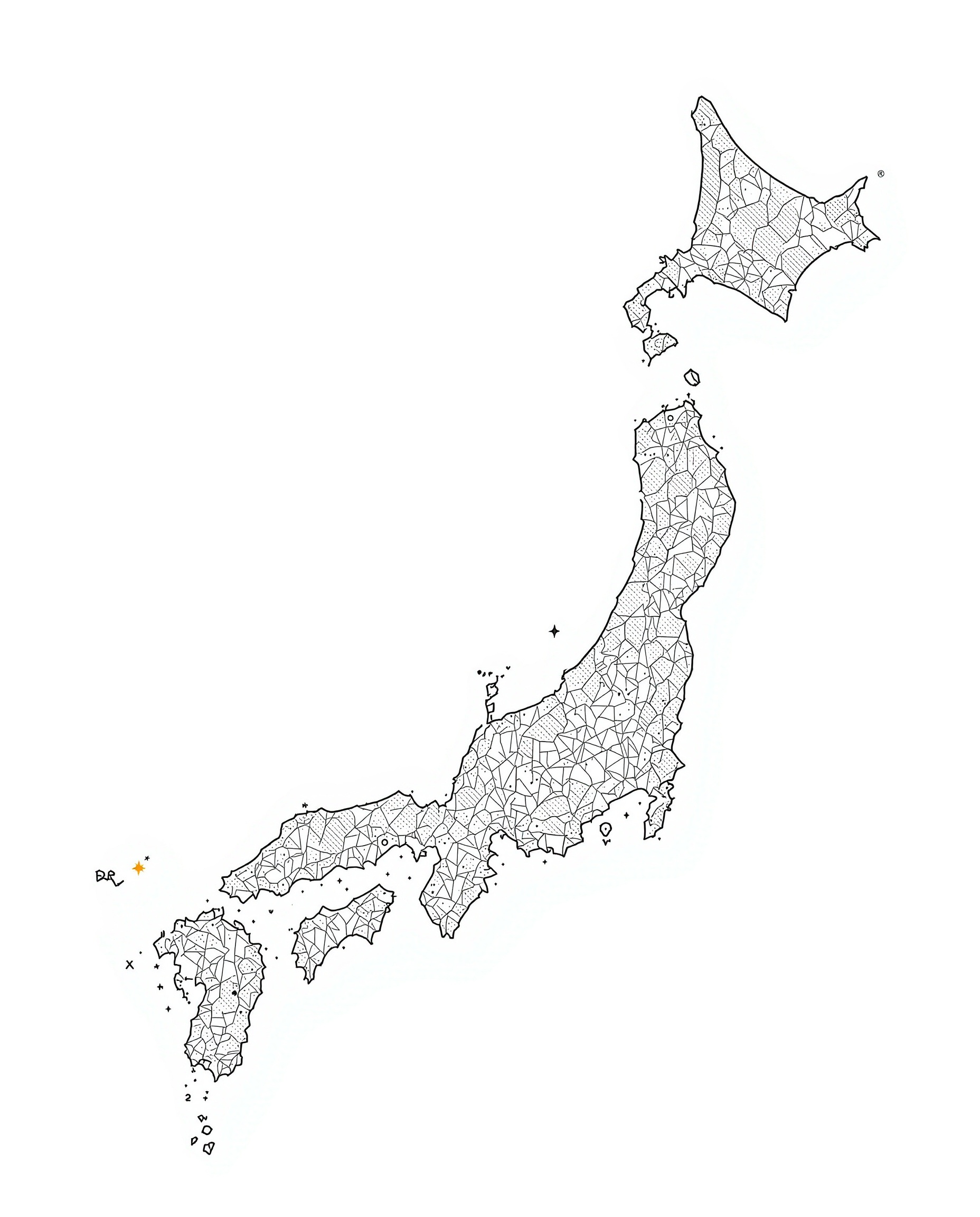 日本地図