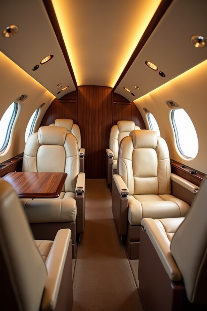 Luxury Jet Interior