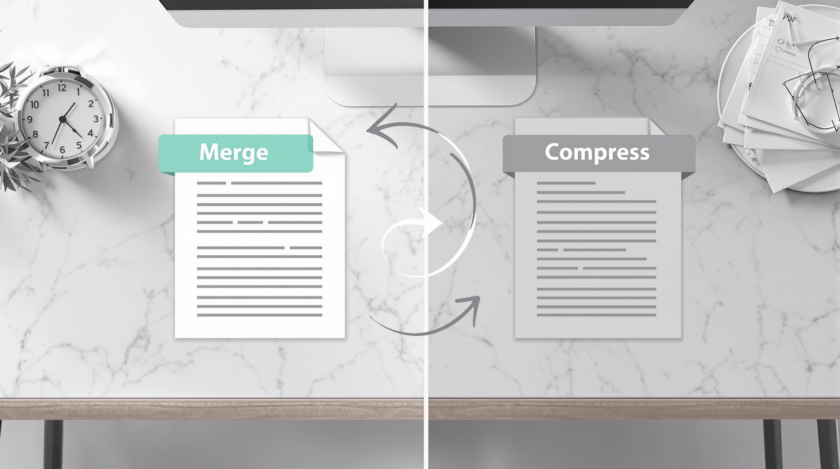 PDF Merge vs PDF Compress: When to Use Each Tool and Why It Matters