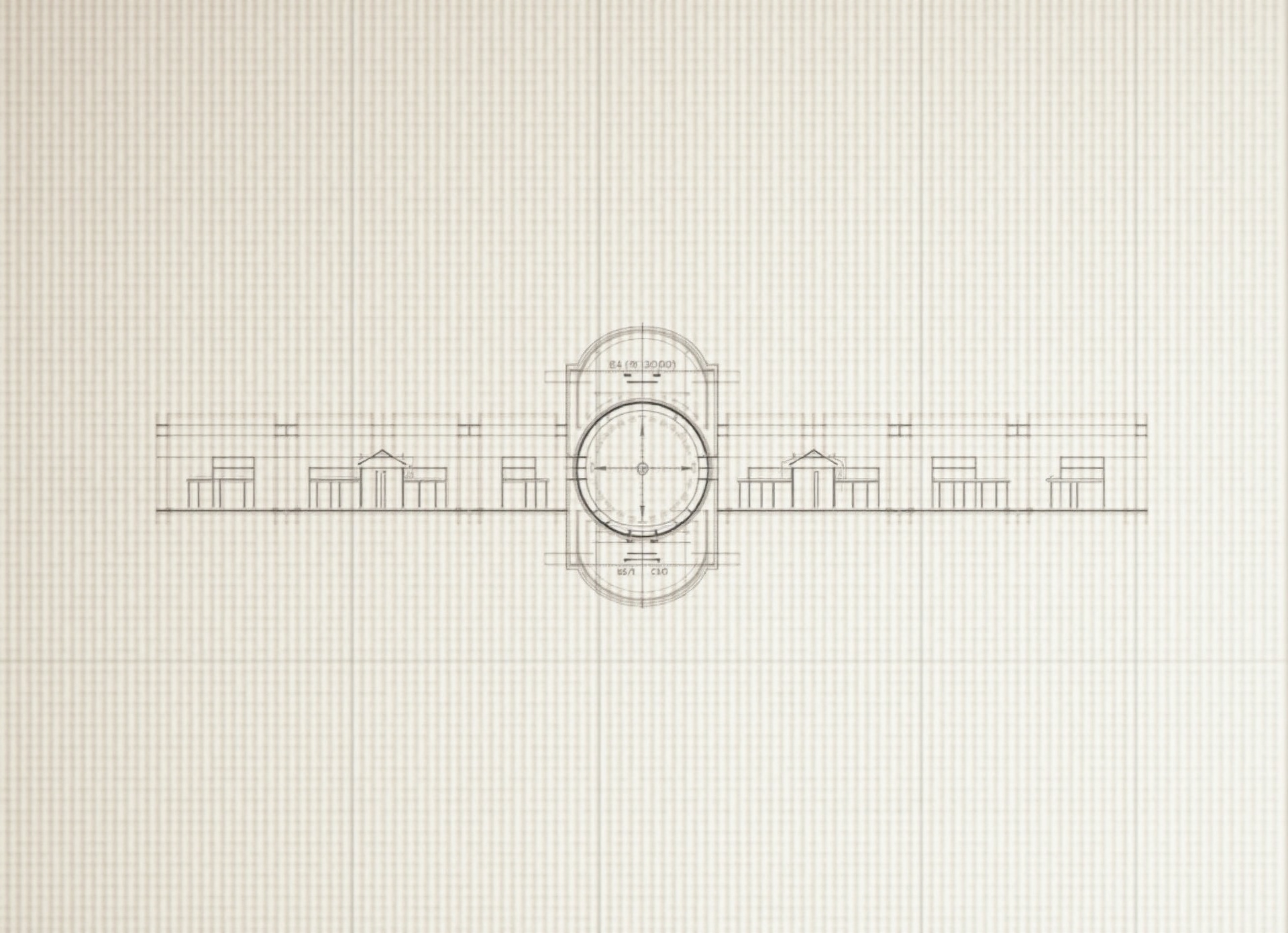 Architectural blueprint background