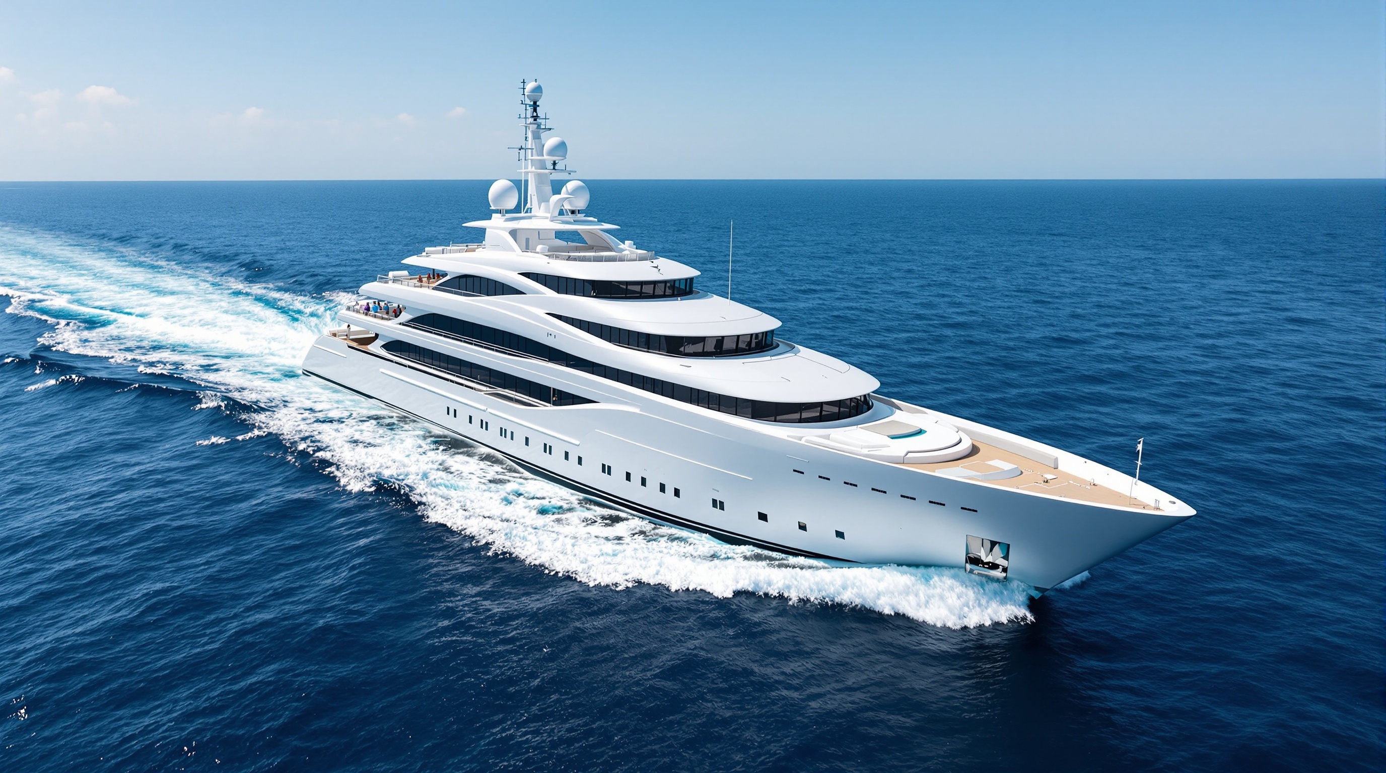 Six-Fin Stabilizer System for Superyachts — Gyro-Gale Gyro-Gale six-fin stabilizer system on luxury superyacht 150ft