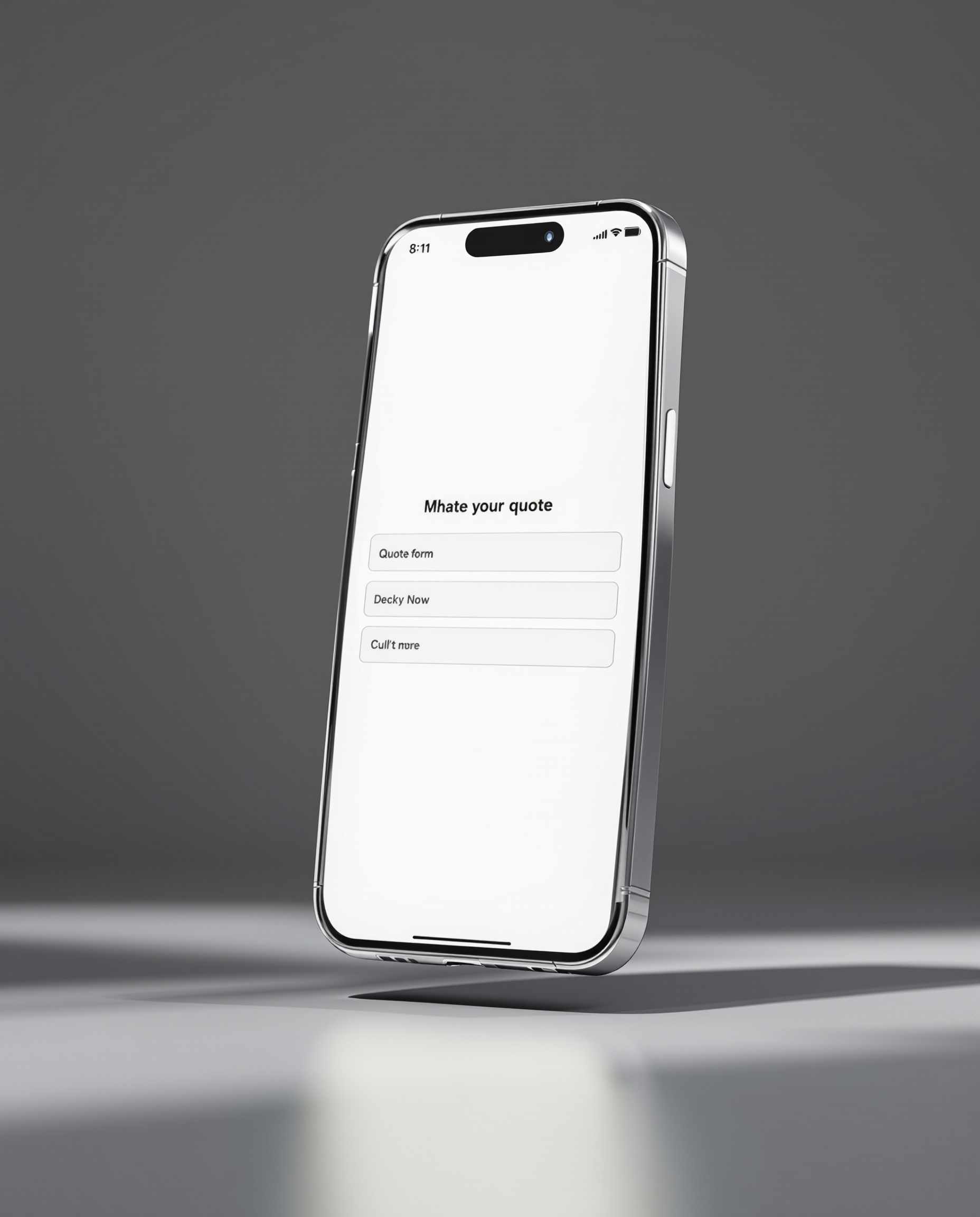 iOS Application Interface
