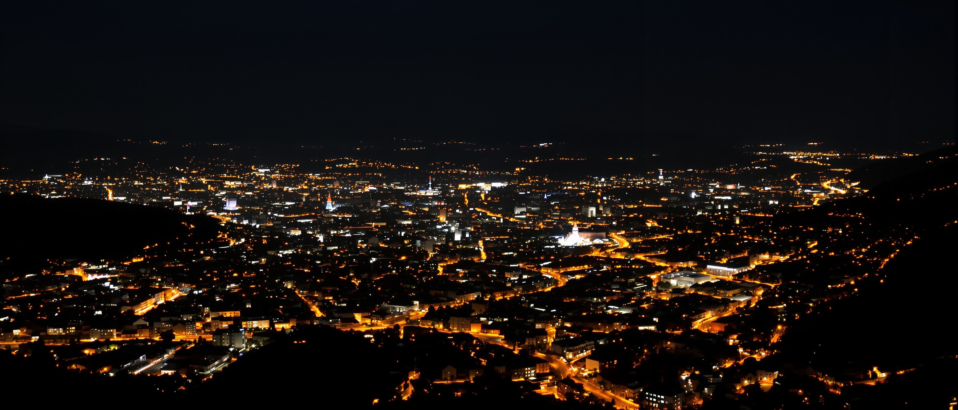 Podgorica at night