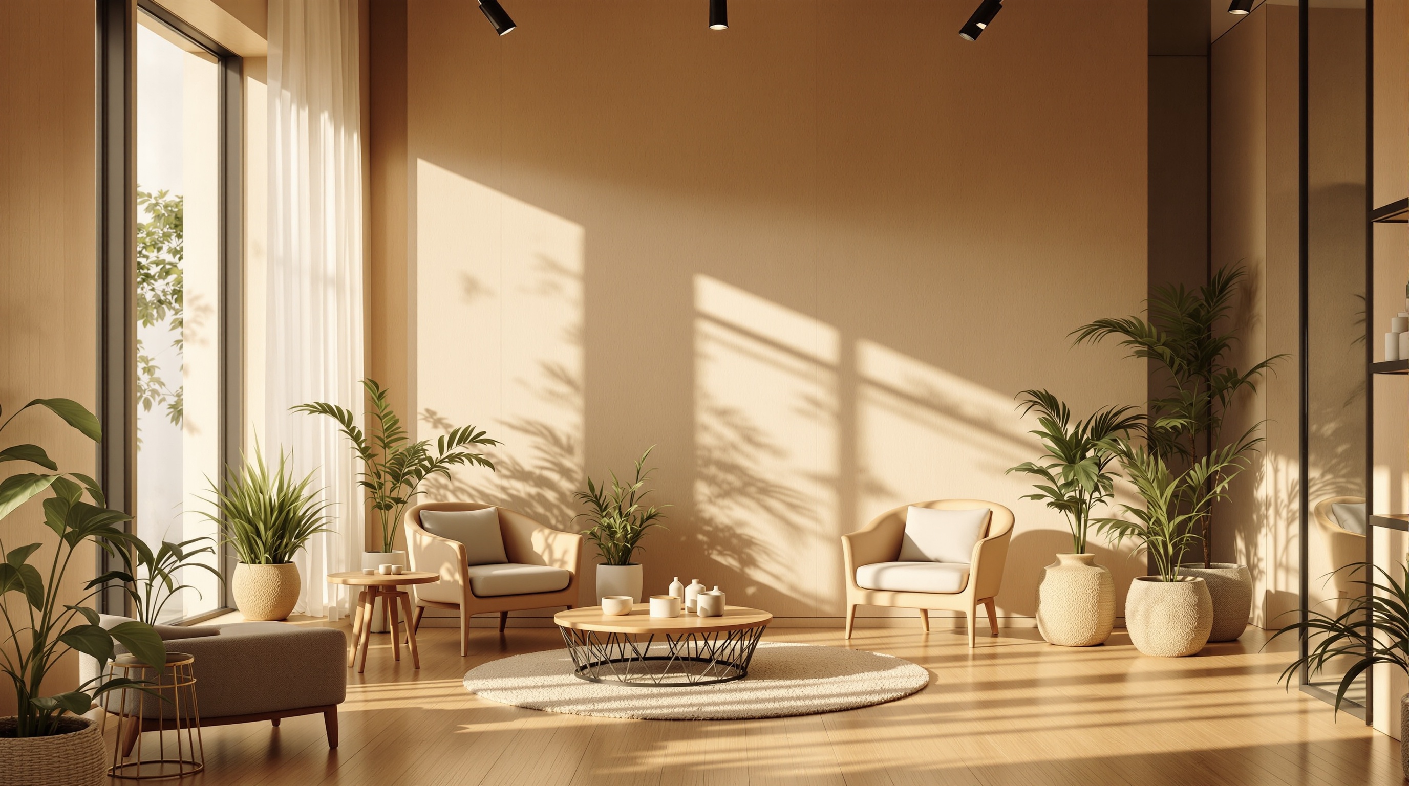 Luxury skincare treatment room