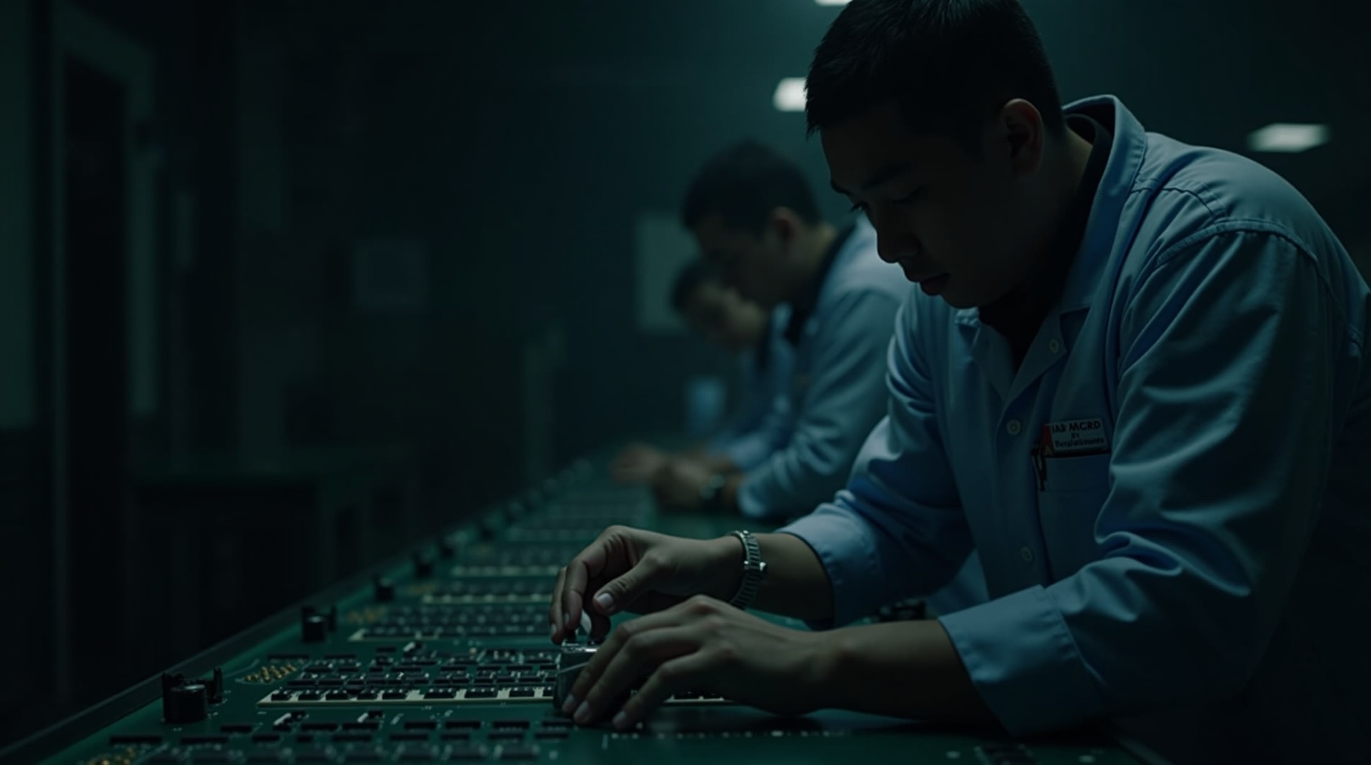 Quality inspection in Chinese factory