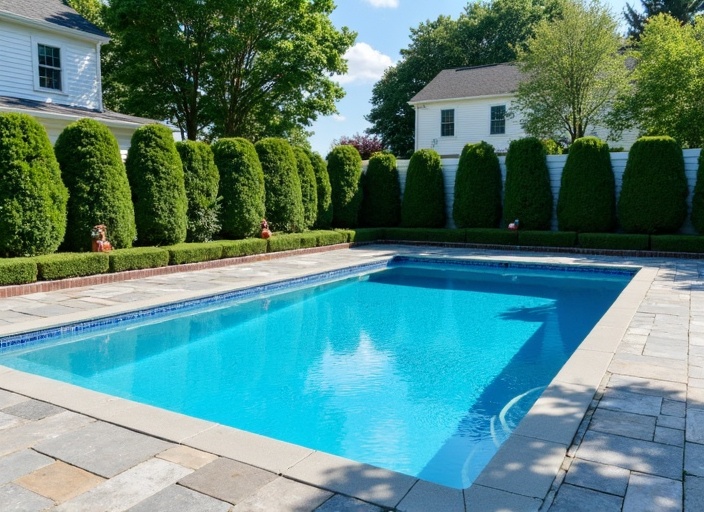 Rectangular pool shape