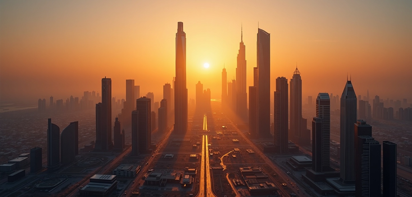 Dubai at dusk