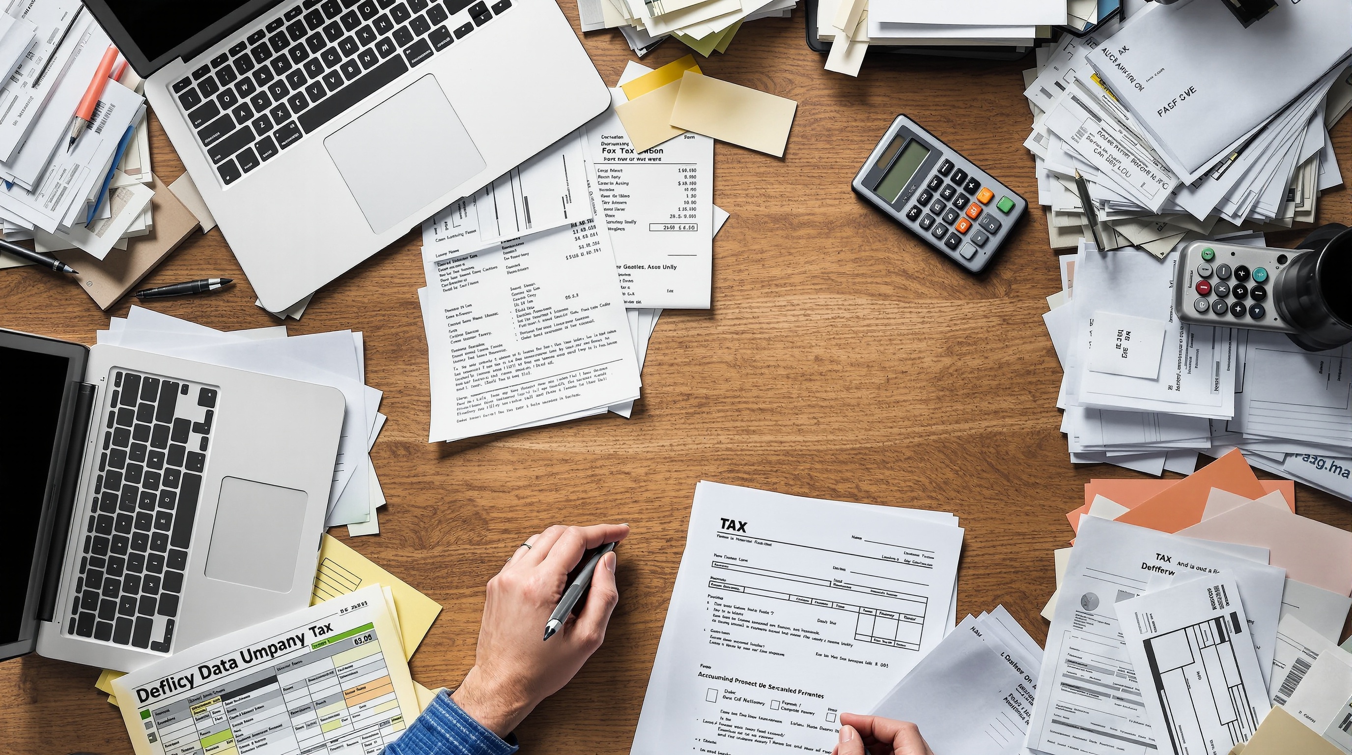 Self-employed tax documentation