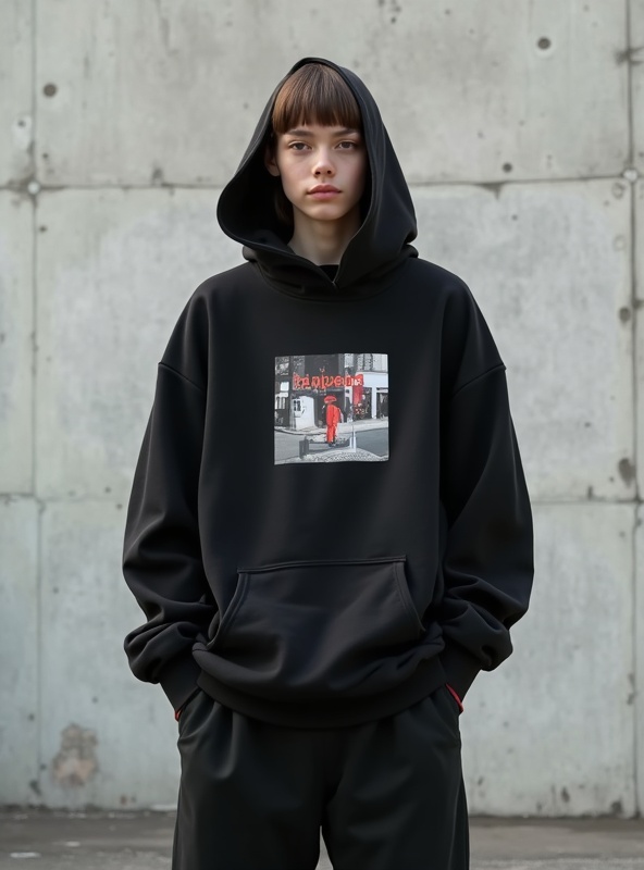 Hoodie Voyou Noir