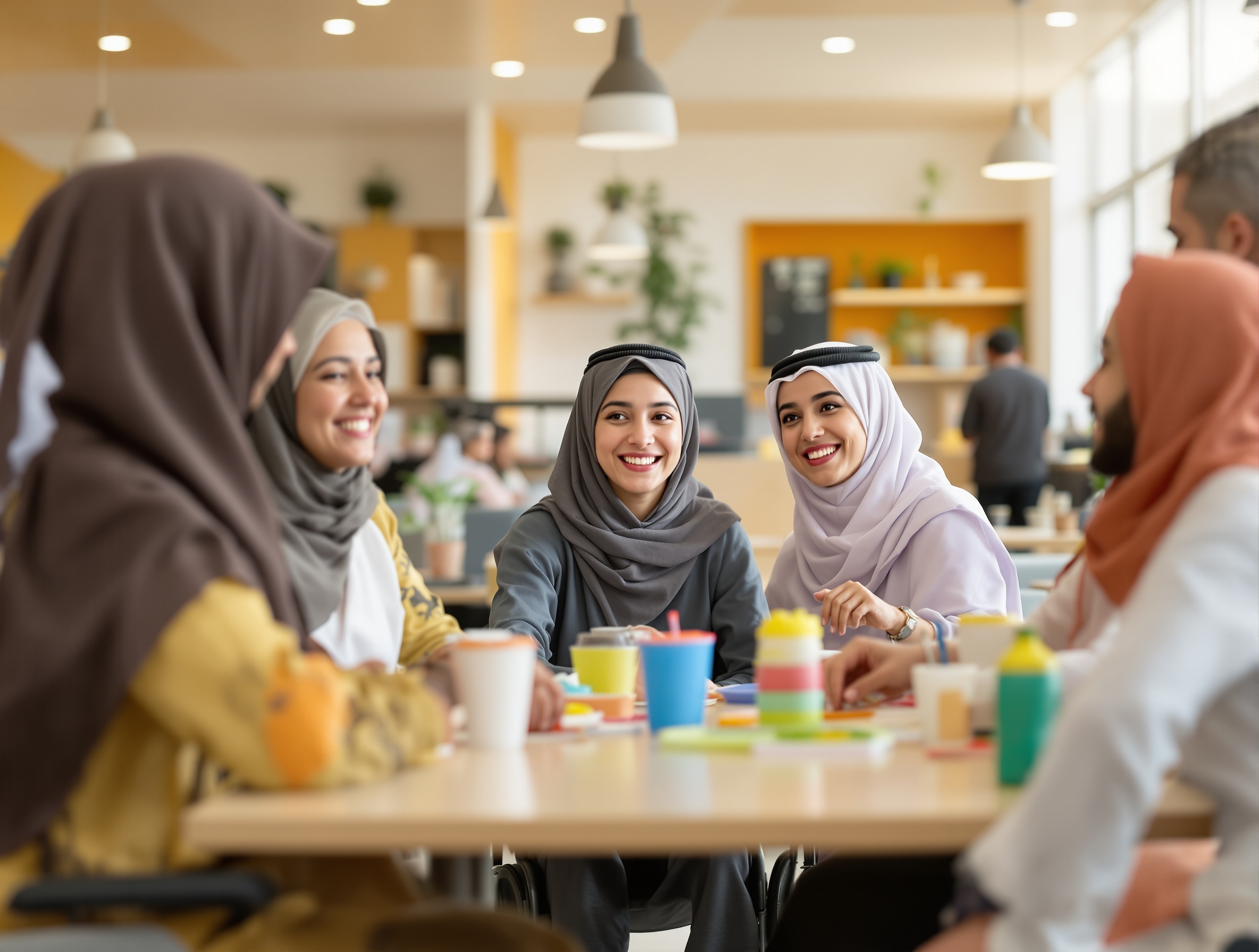 أشخاص ذوي إعاقة في بيئة إيجابية