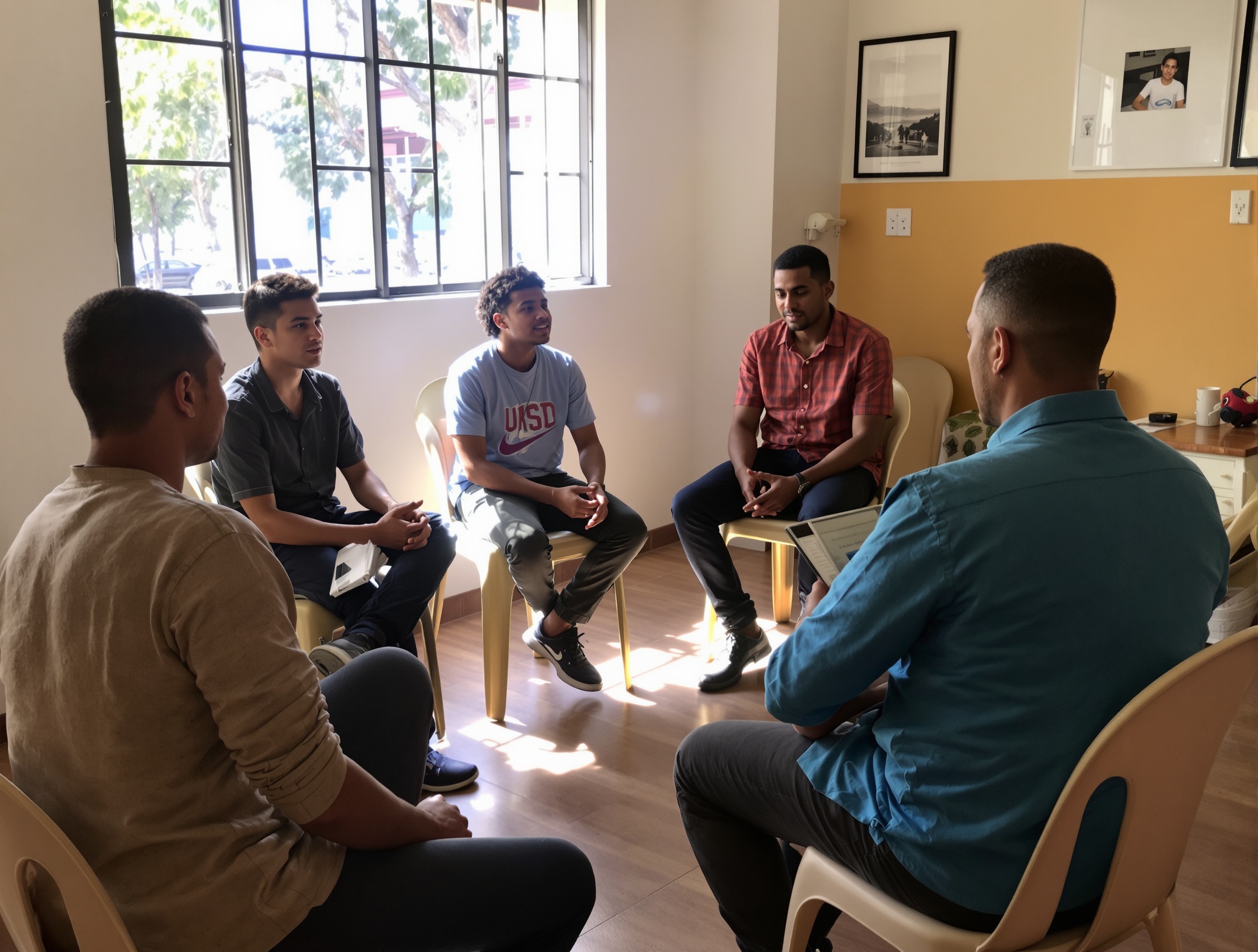 Jóvenes de la Fundación San Juan Pablo II - Rehabilitación en Guayaquil