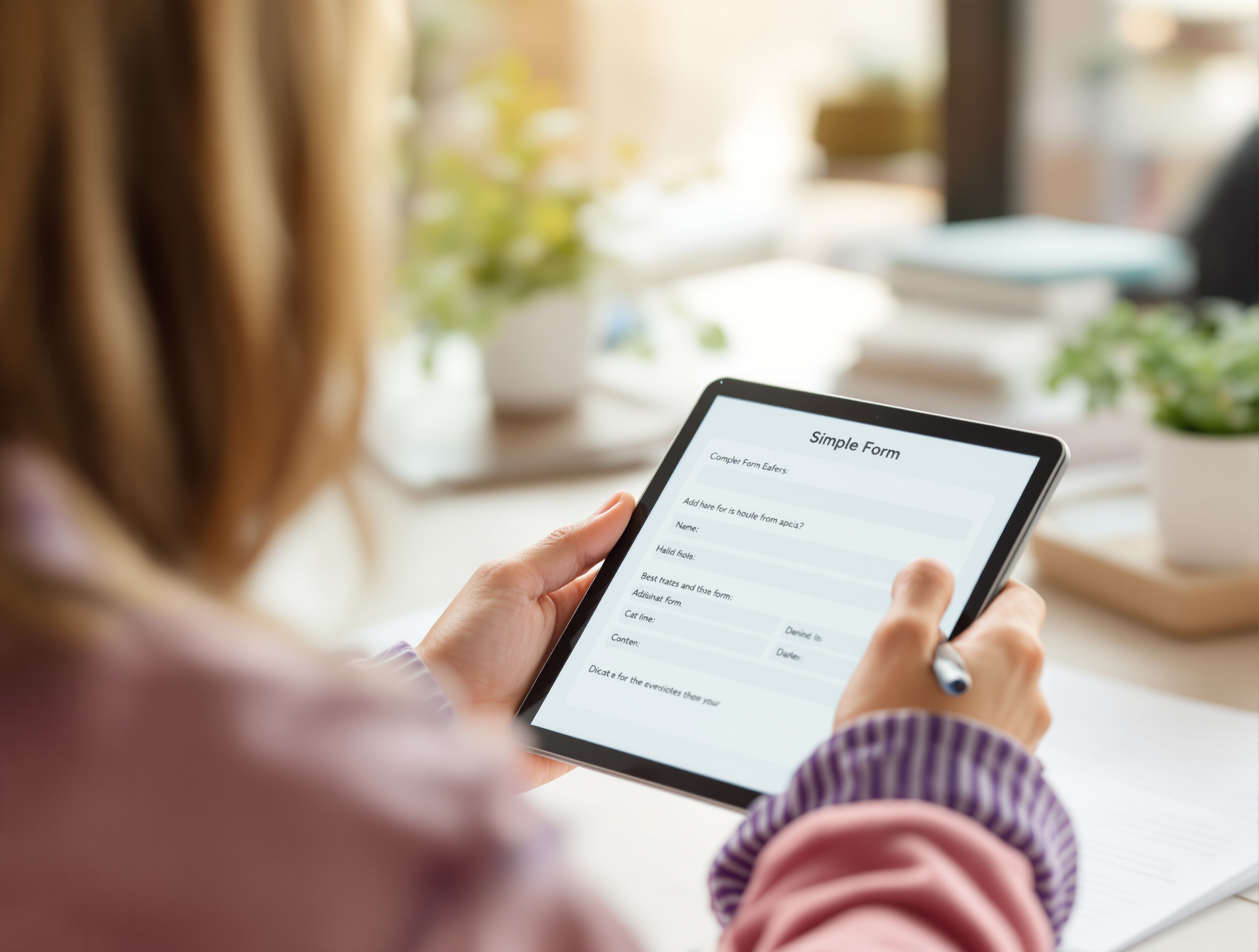 Remplir le formulaire