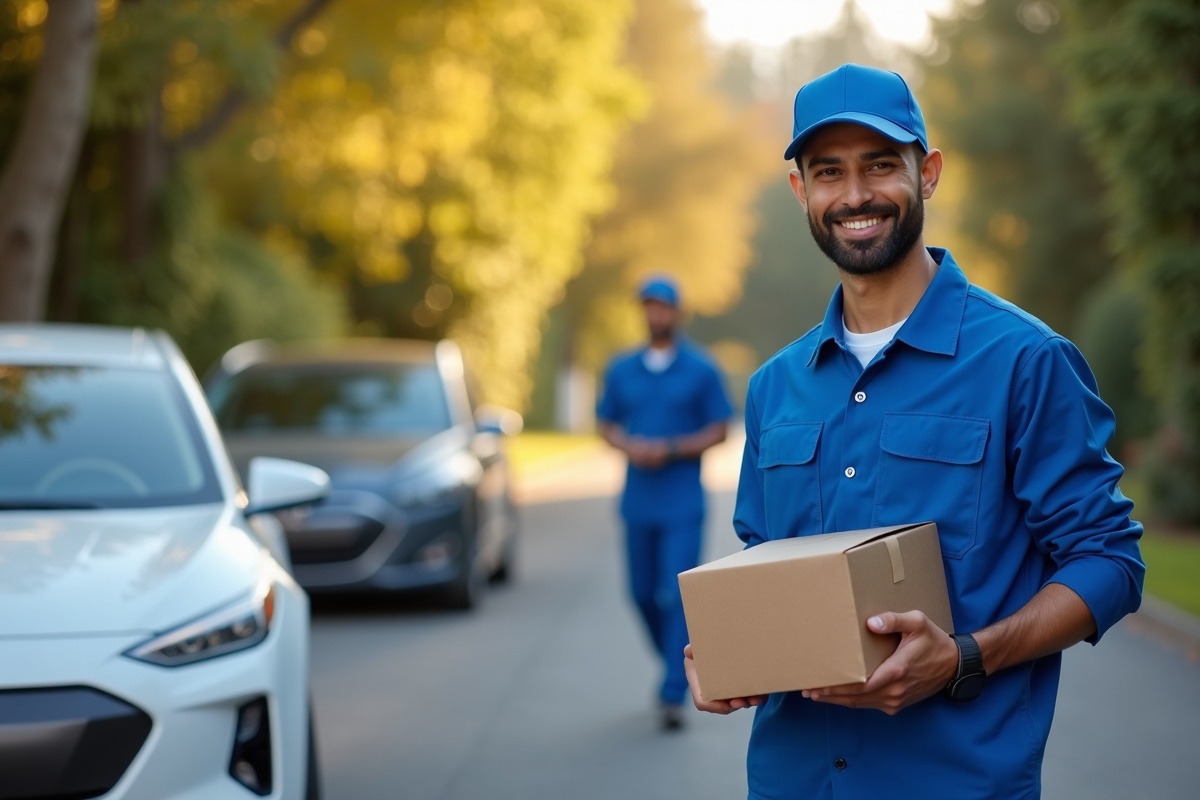 Professional delivery driver with electric and hybrid fleet in Surrey BC